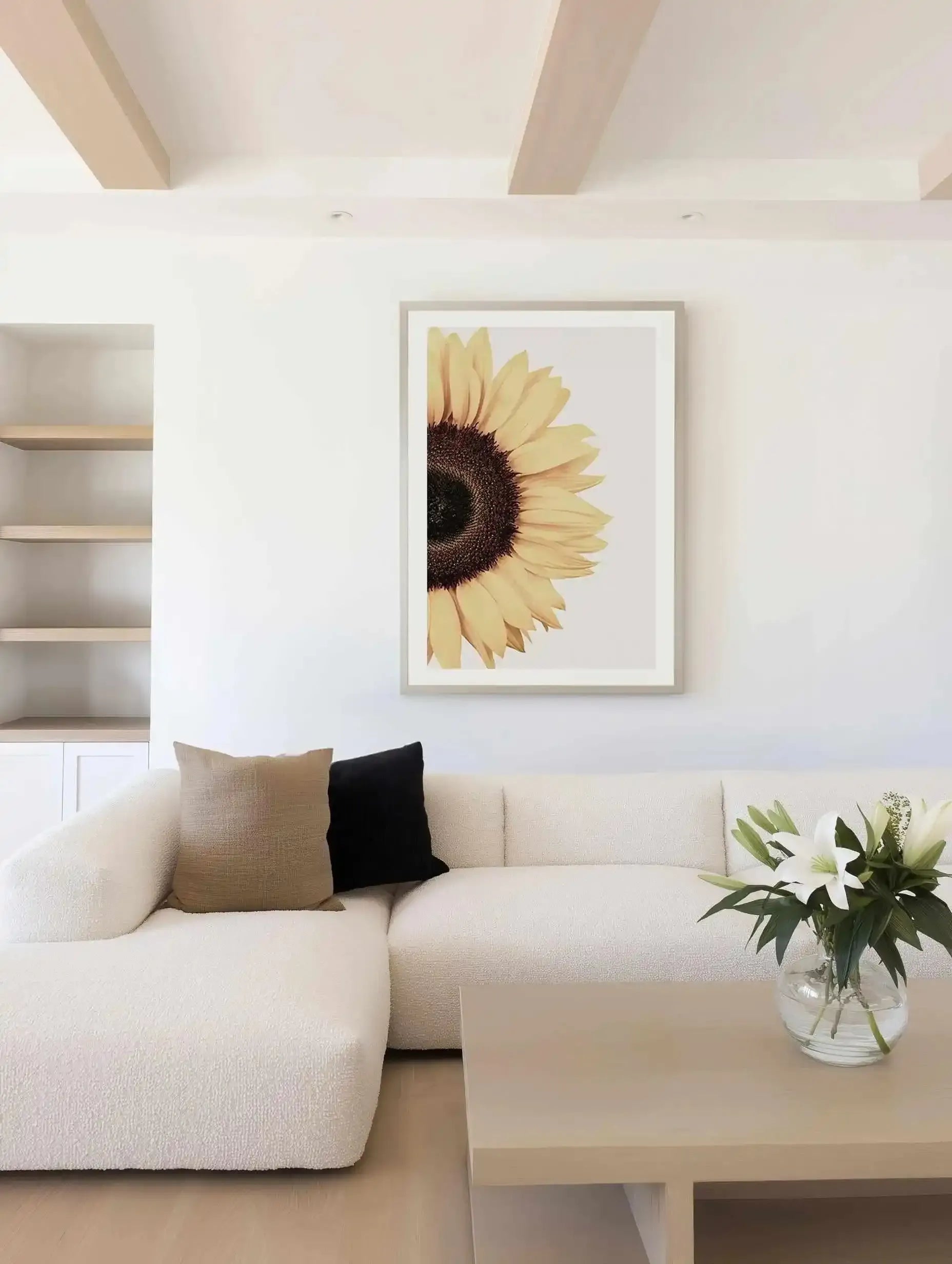 Sunflower Art Print from Olive et Oriel where you can shop wallpaper and artworks online