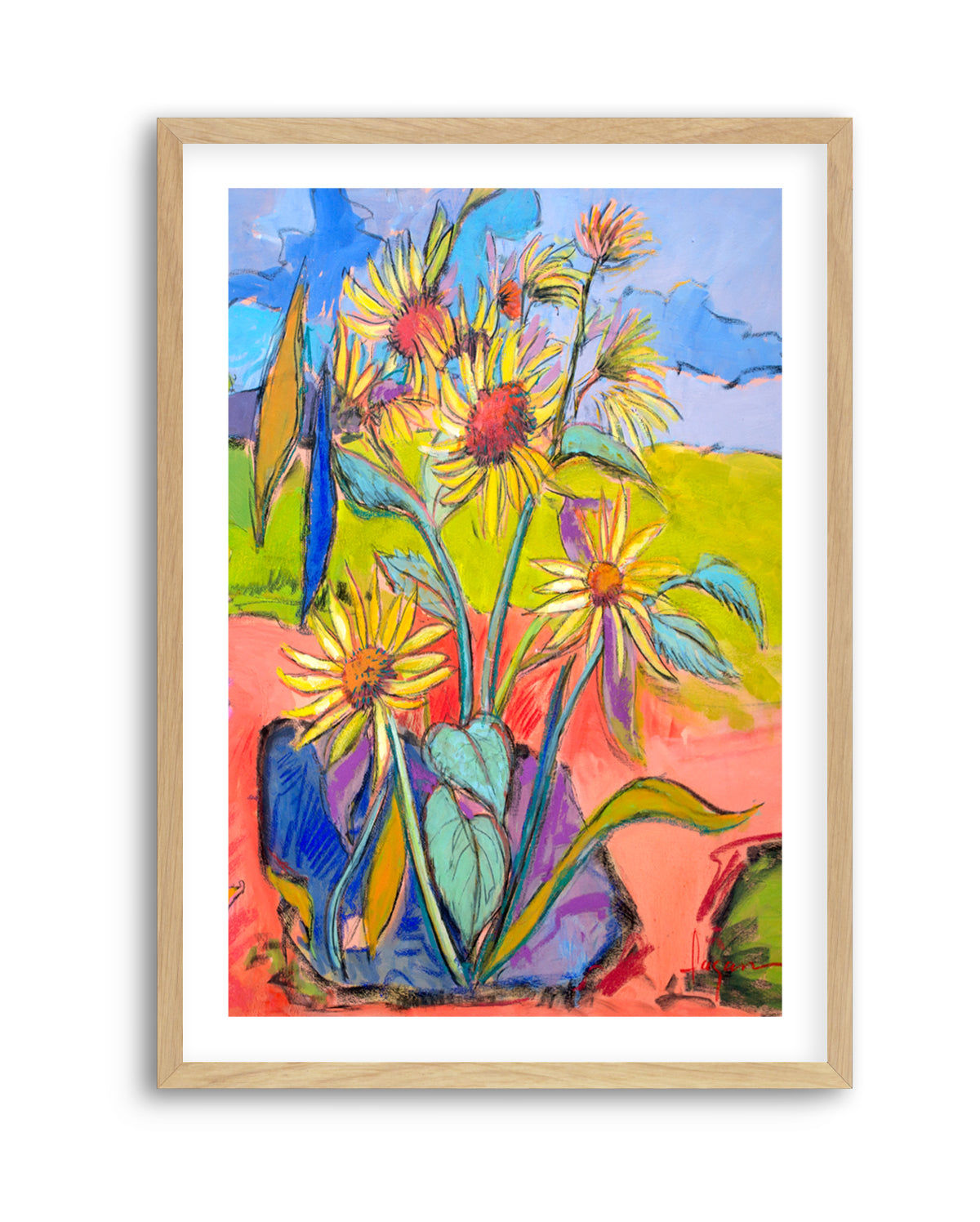 Sunflower Dance by Dorothy Fagan | Art Print