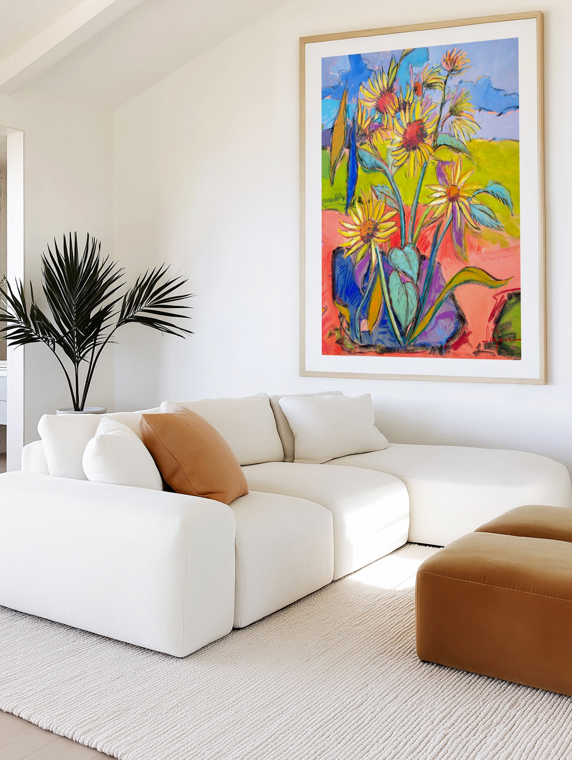 Sunflower Dance by Dorothy Fagan | Art Print