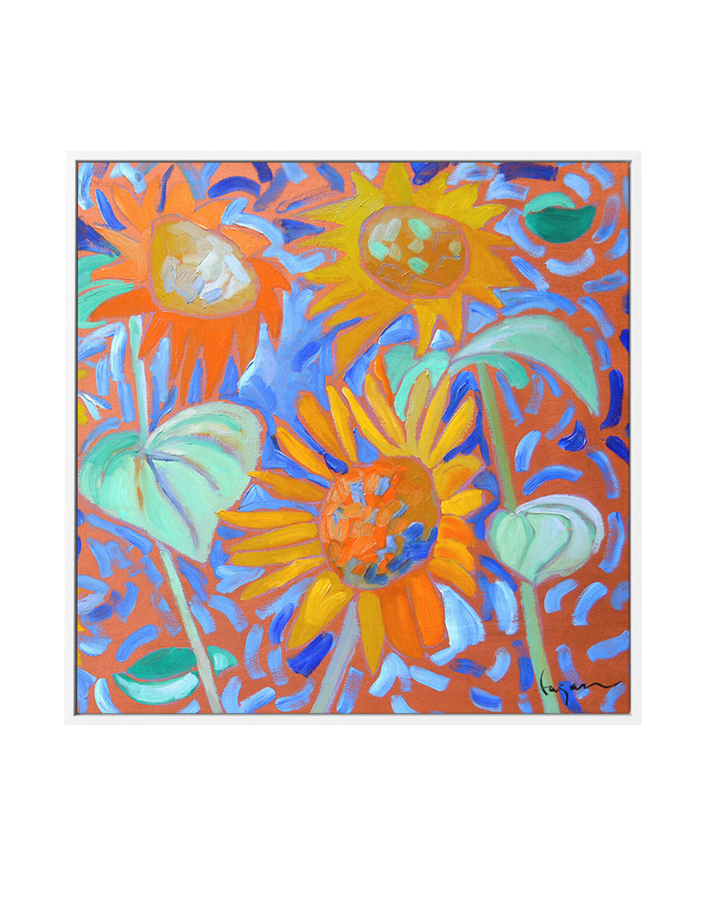 Sunflower Sage II by Dorothy Fagan | Framed Canvas Art Print