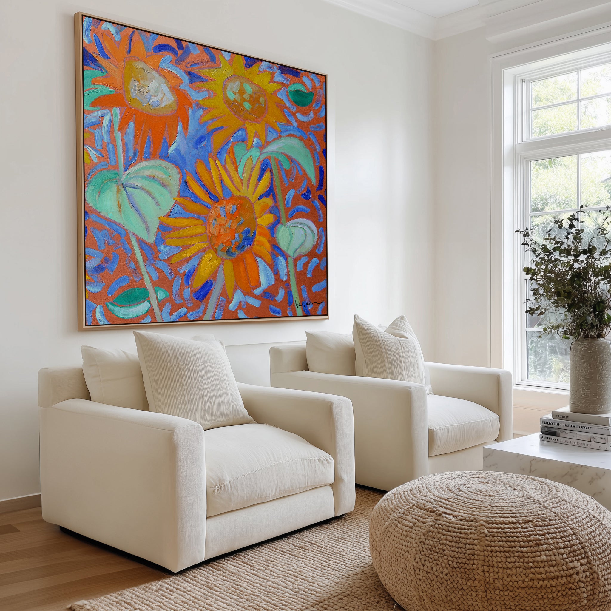 Sunflower Sage II by Dorothy Fagan | Framed Canvas Art Print