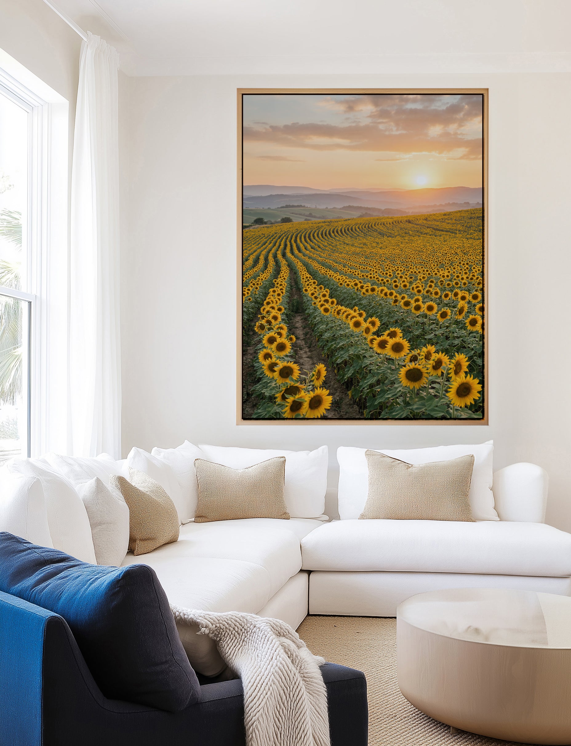 Sunflower Series 02 | Framed Canvas Art Print