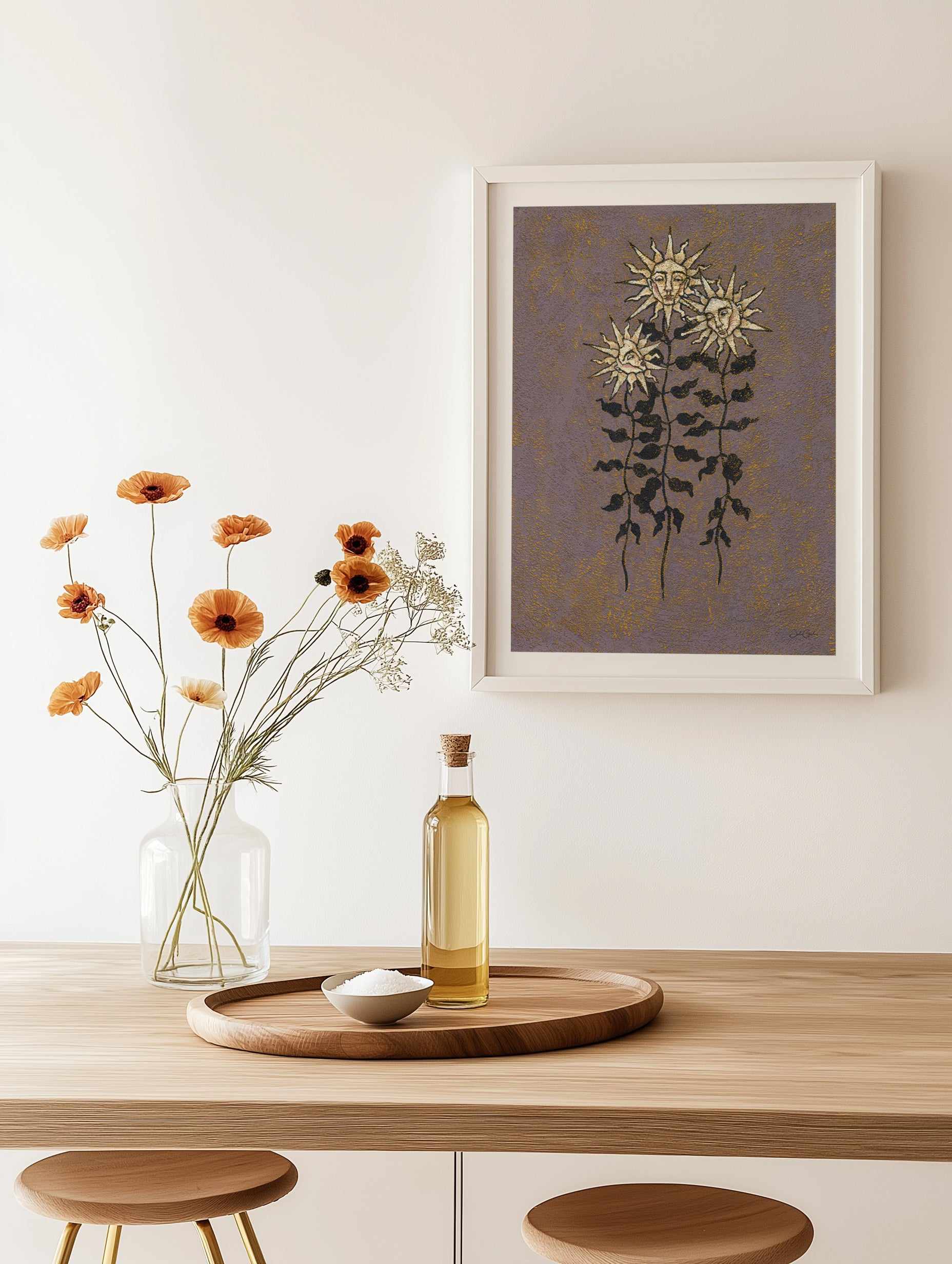 Sunflower Sisters | Art Print