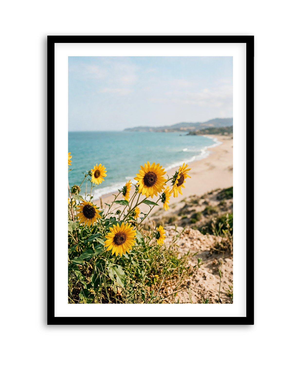 Sunflowers By the Sea 01 | Art Print