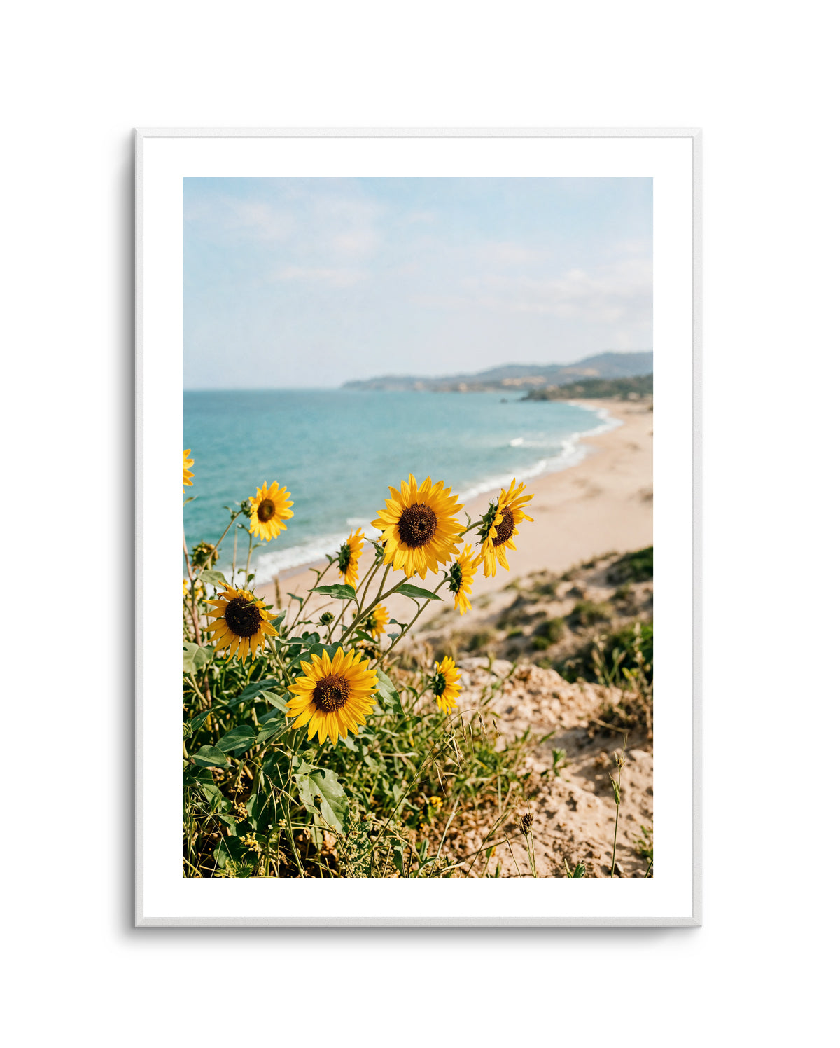 Sunflowers By the Sea 01 | Art Print