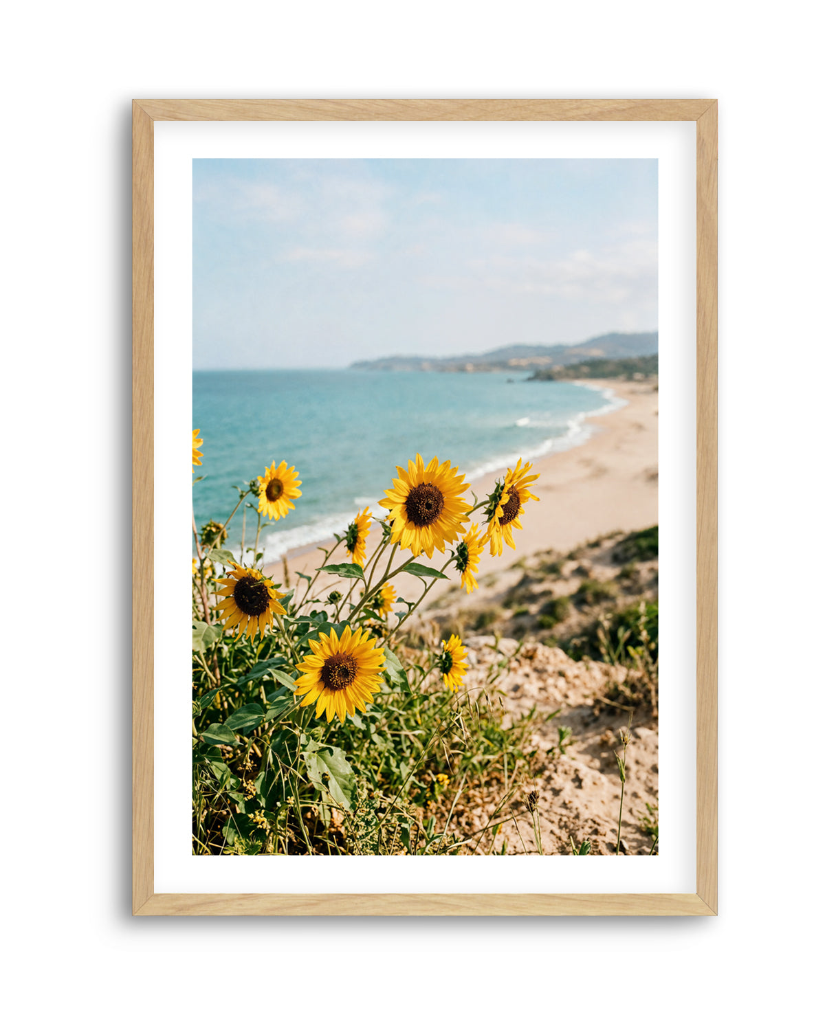 Sunflowers By the Sea 01 | Art Print
