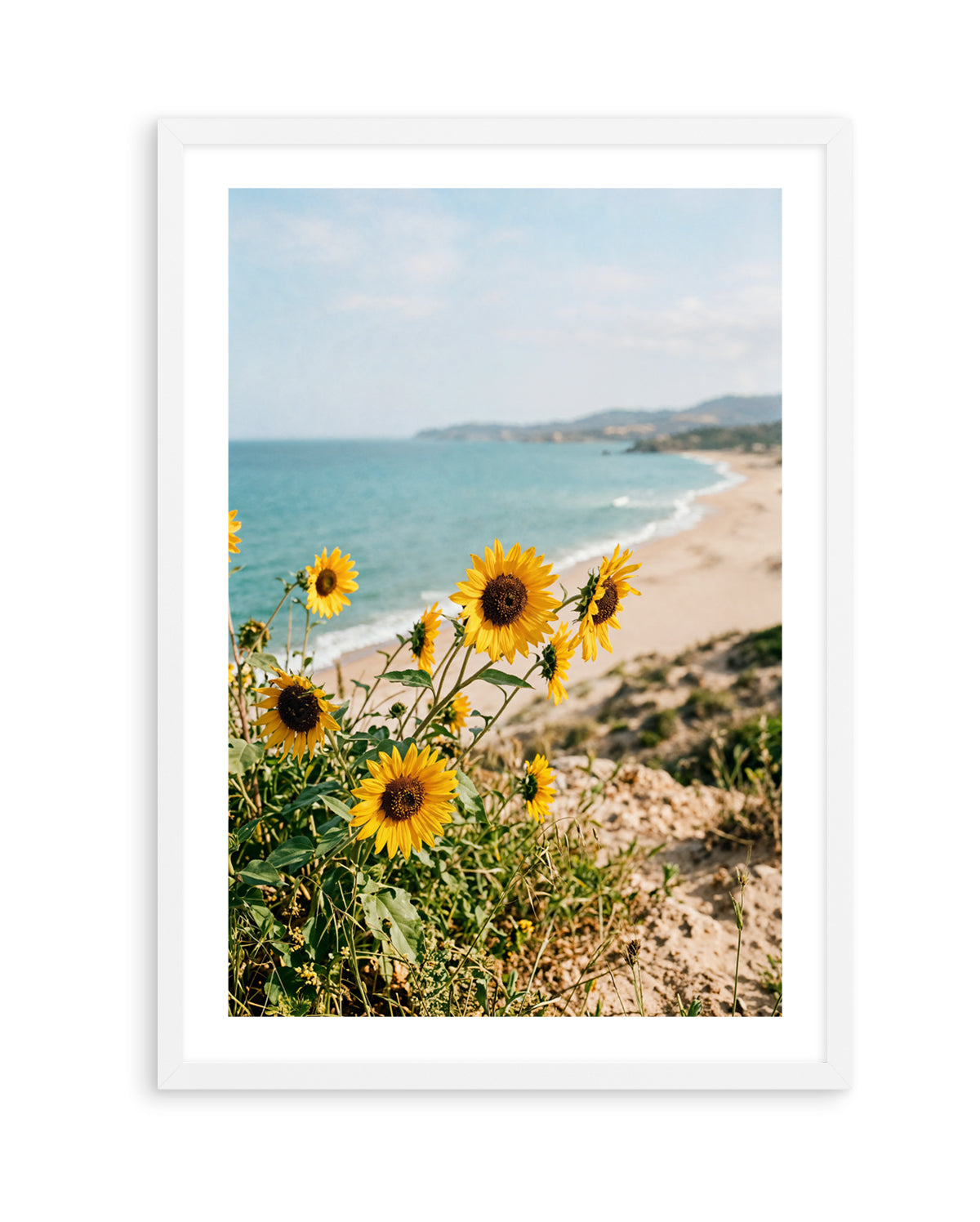 Sunflowers By the Sea 01 | Art Print