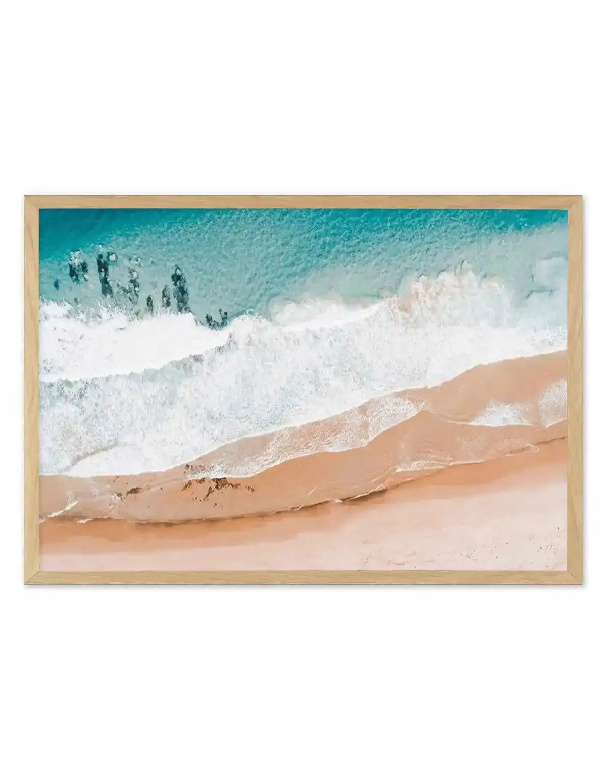 Sunkissed Sands | Aerial Photo Wall Art Print from Olive et Oriel where you can shop wallpaper and artworks online