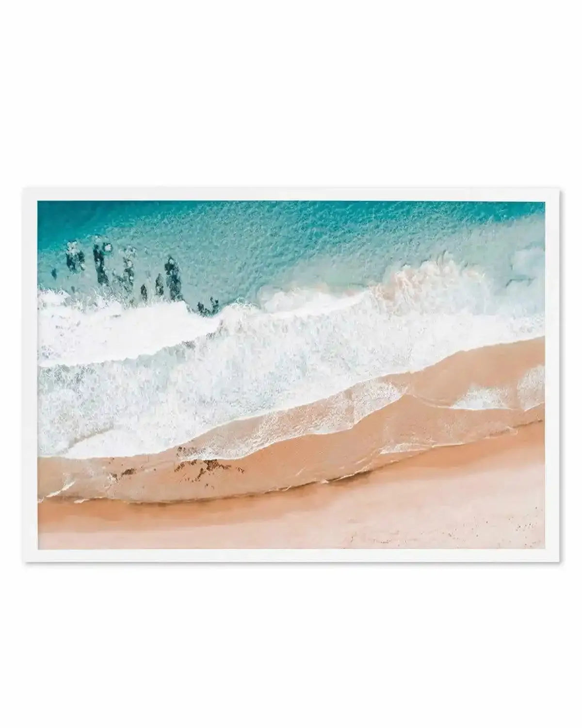 Sunkissed Sands | Aerial Photo Wall Art Print from Olive et Oriel where you can shop wallpaper and artworks online