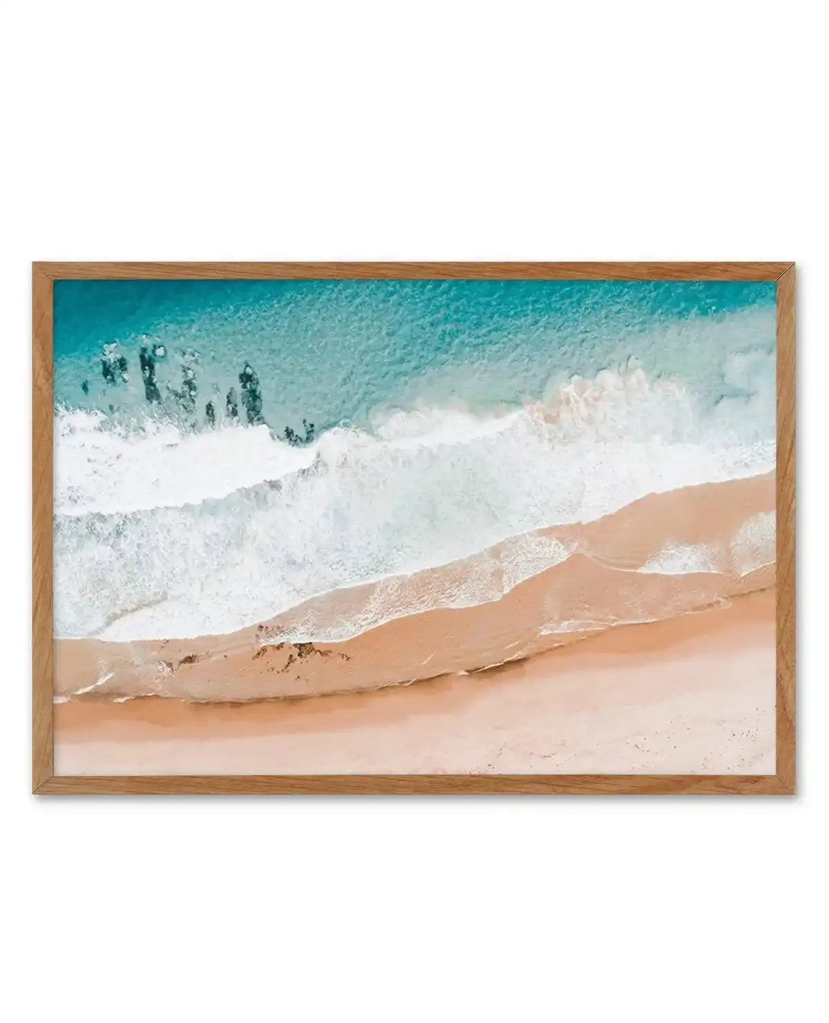 Sunkissed Sands Art Print-PRINT-Olive et Oriel-Olive et Oriel-50x70 cm | 19.6" x 27.5"-Walnut-With White Border-Buy-Australian-Art-Prints-Online-with-Olive-et-Oriel-Your-Artwork-Specialists-Austrailia-Decorate-With-Coastal-Photo-Wall-Art-Prints-From-Our-Beach-House-Artwork-Collection-Fine-Poster-and-Framed-Artwork