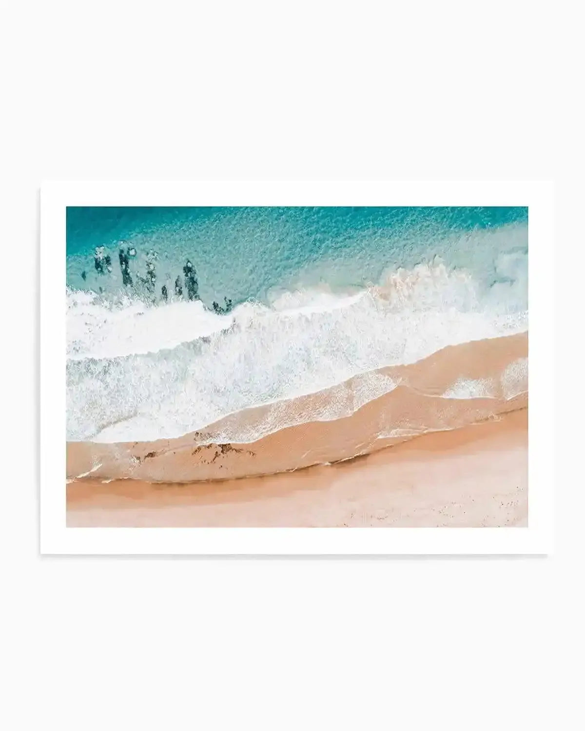Sunkissed Sands | Aerial Photo Wall Art Print from Olive et Oriel where you can shop wallpaper and artworks online