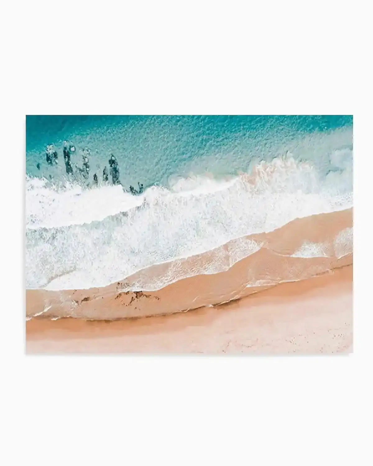 Sunkissed Sands | Aerial Photo Wall Art Print from Olive et Oriel where you can shop wallpaper and artworks online
