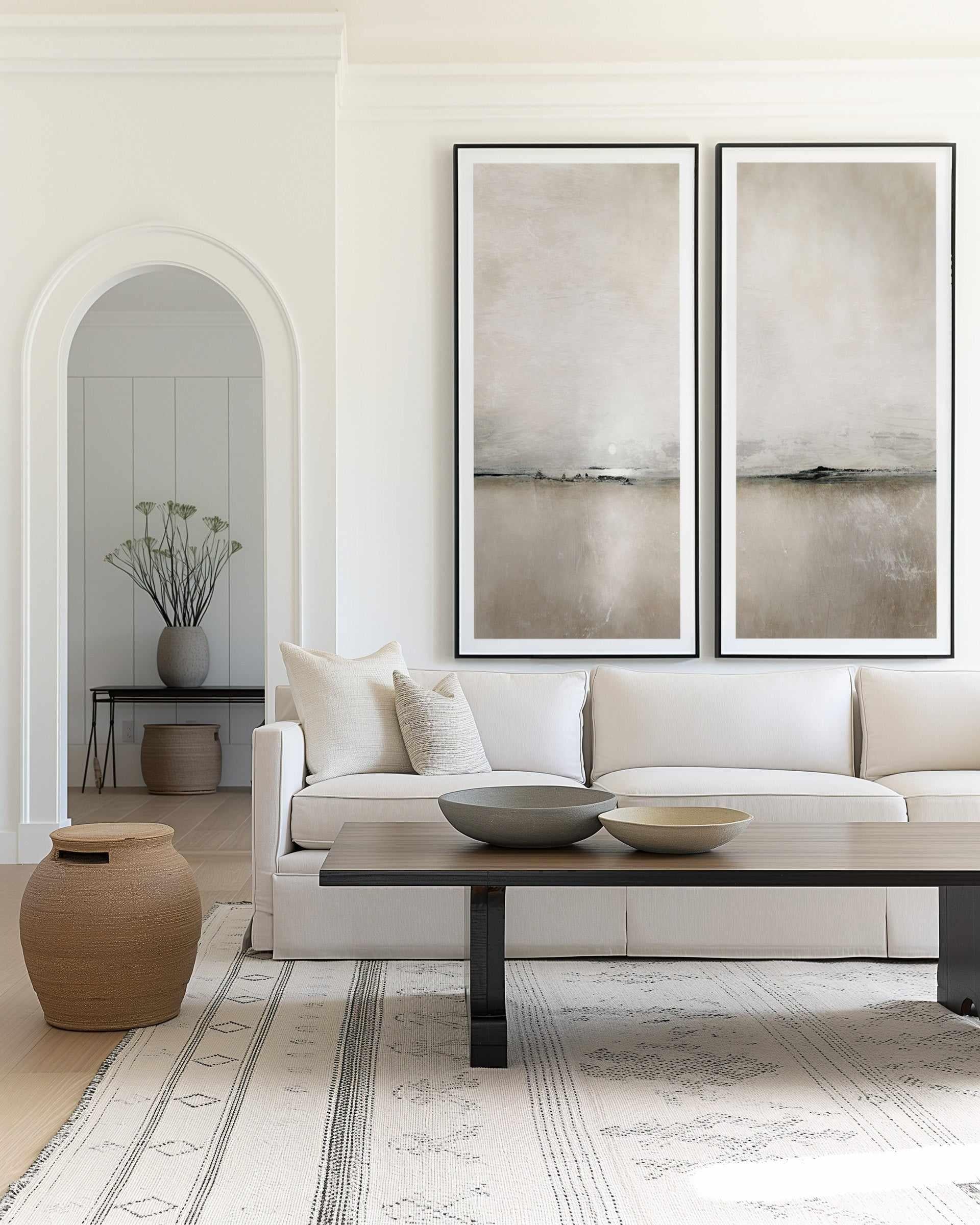 Sunlight Bay I by Dan Hobday | Panoramic Art Print from Olive et Oriel where you can shop wallpaper and artworks online