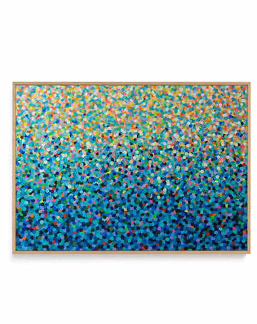 Sunlight on the Sea by Katherine Spiller | Framed Canvas Art Print from Olive et Oriel where you can shop wallpaper and artworks online
