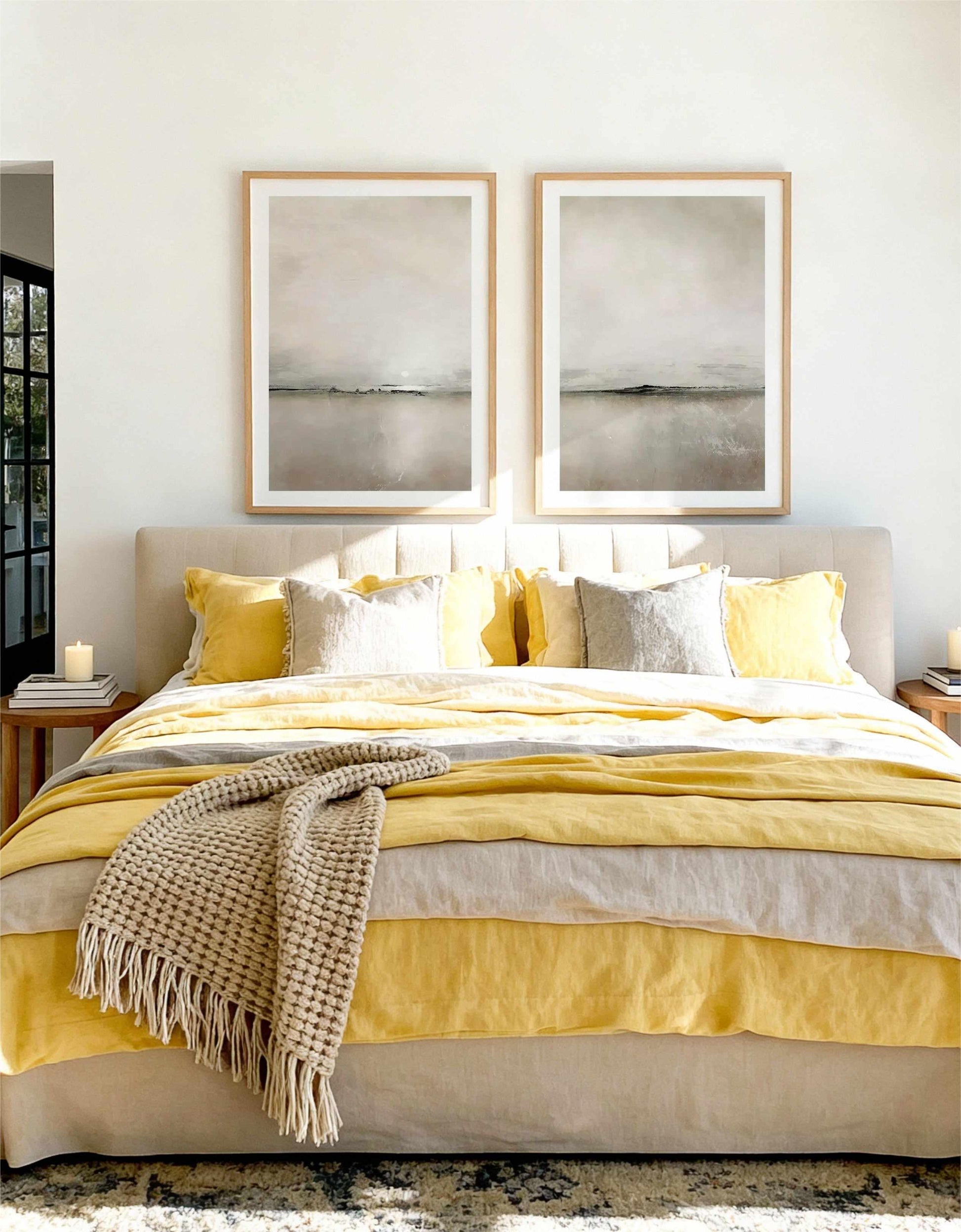 Sunlight Bay I & II Art Print Set of 2 | Matching Wall Art from Olive et Oriel where you can shop wallpaper and artworks online