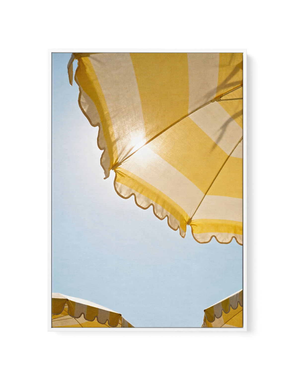Sunlit Stripe | Framed Canvas Art Print from Olive et Oriel where you can shop wallpaper and artworks online