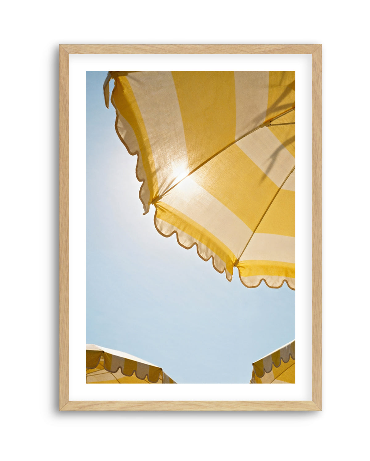 Sunlit Stripe | Art Print from Olive et Oriel where you can shop wallpaper and artworks online