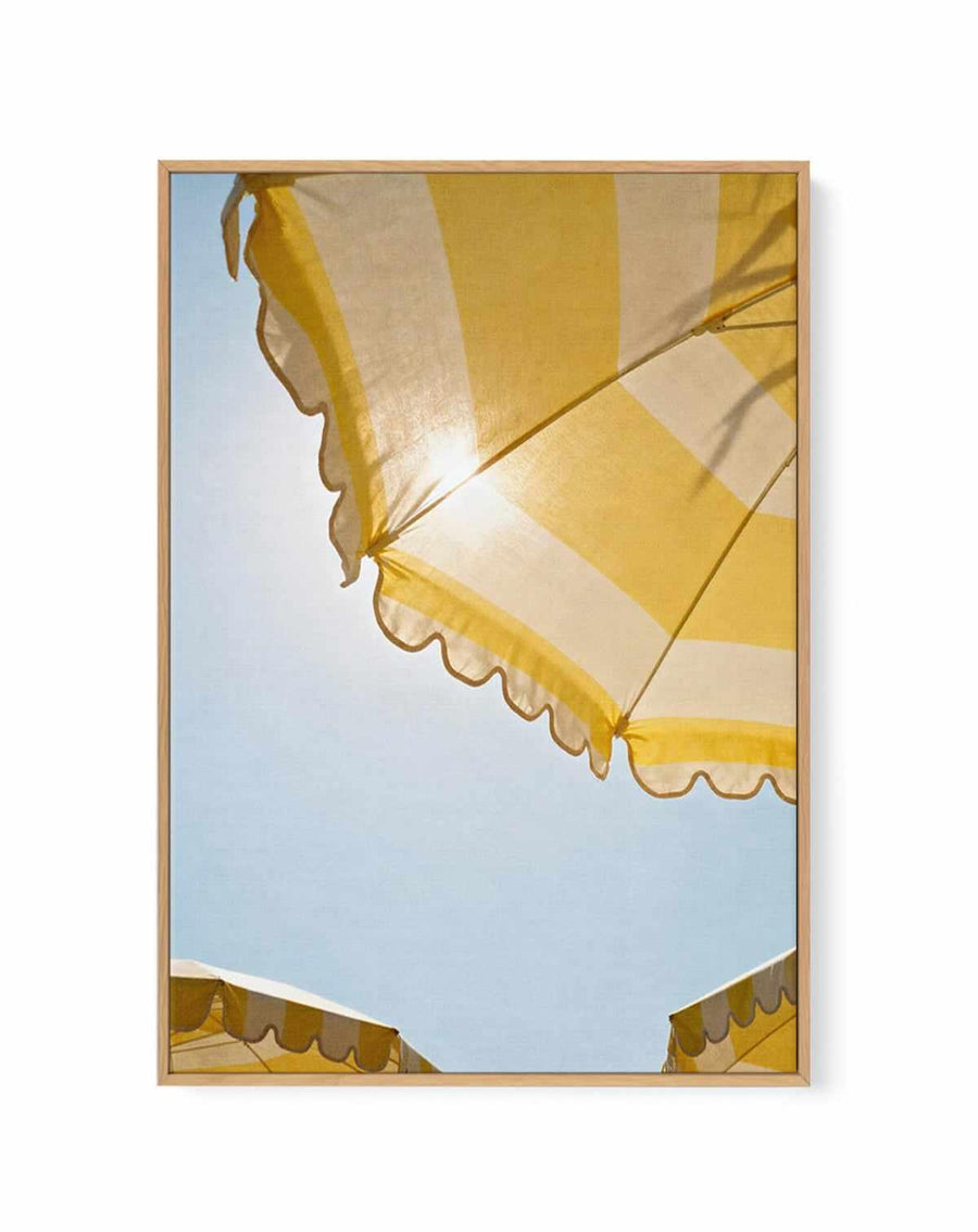 Sunlit Stripe | Framed Canvas Art Print from Olive et Oriel where you can shop wallpaper and artworks online