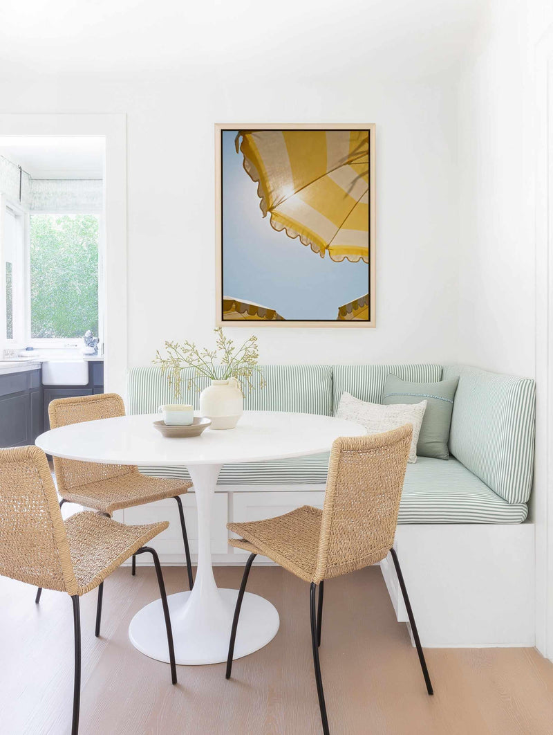 Sunlit Stripe | Framed Canvas Art Print from Olive et Oriel where you can shop wallpaper and artworks online