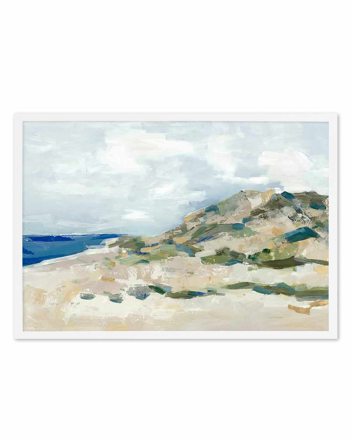 Sunny Beach Dune Art Print