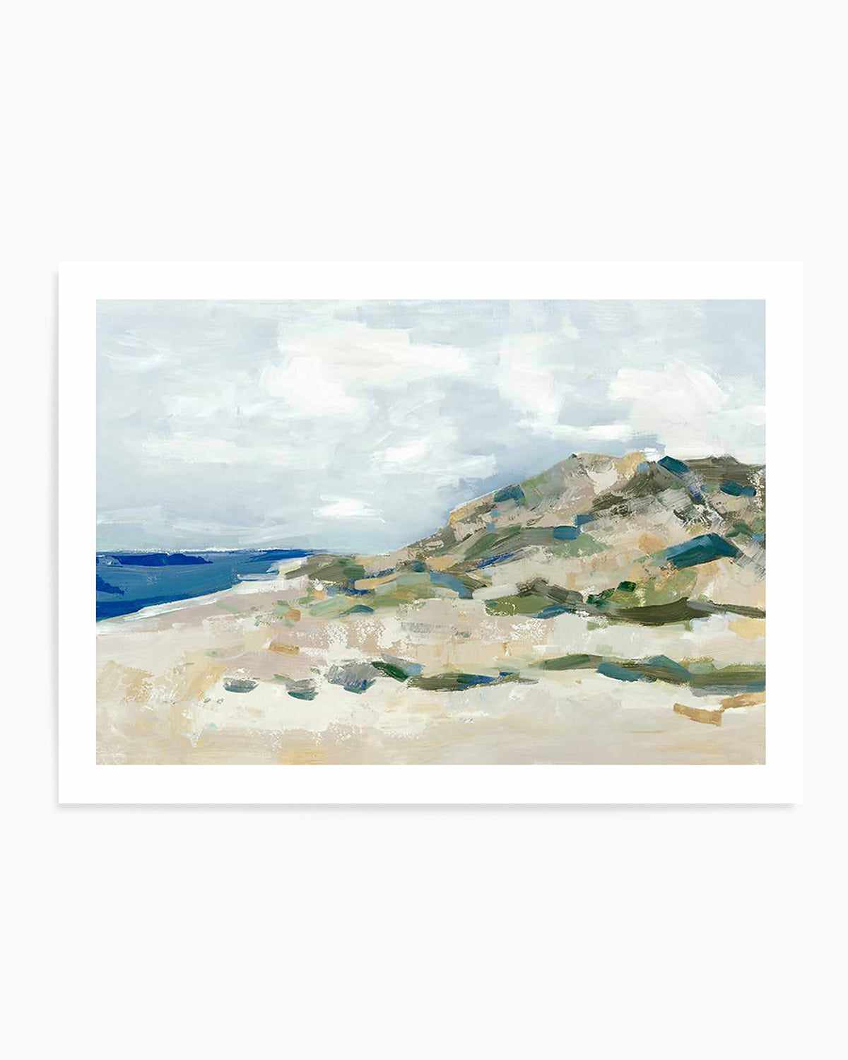 Sunny Beach Dune Art Print