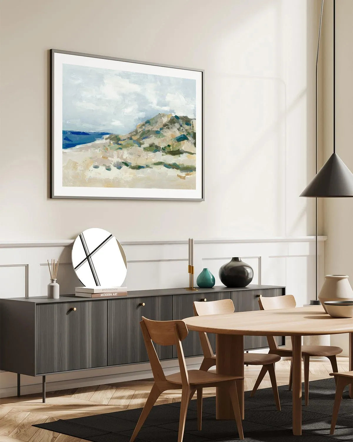 Sunny Beach Dune Art Print from Olive et Oriel where you can shop wallpaper and artworks online