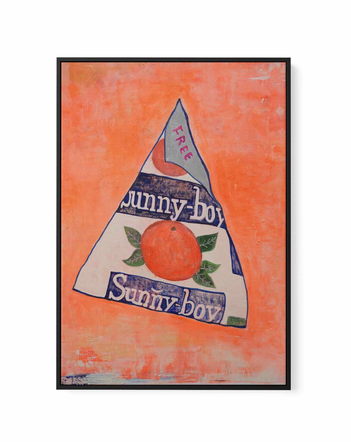 Sunny Boy by Jackie Green | Framed Canvas Art Print from Olive et Oriel where you can shop wallpaper and artworks online