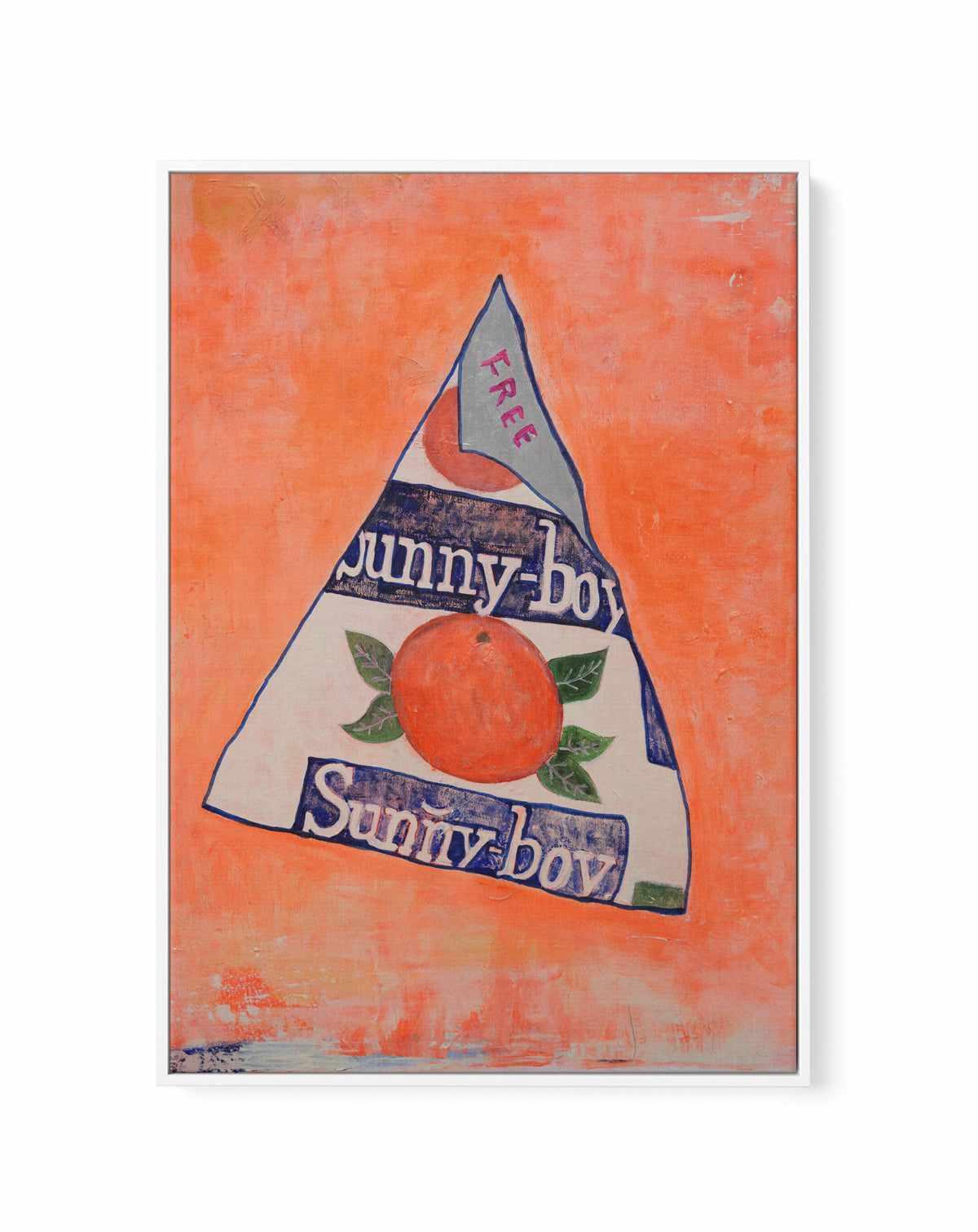 Sunny Boy by Jackie Green | Framed Canvas Art Print from Olive et Oriel where you can shop wallpaper and artworks online