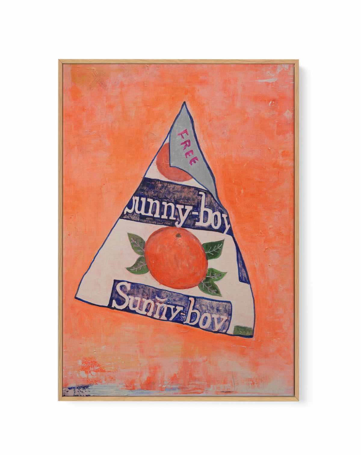 Sunny Boy by Jackie Green | Framed Canvas Art Print from Olive et Oriel where you can shop wallpaper and artworks online