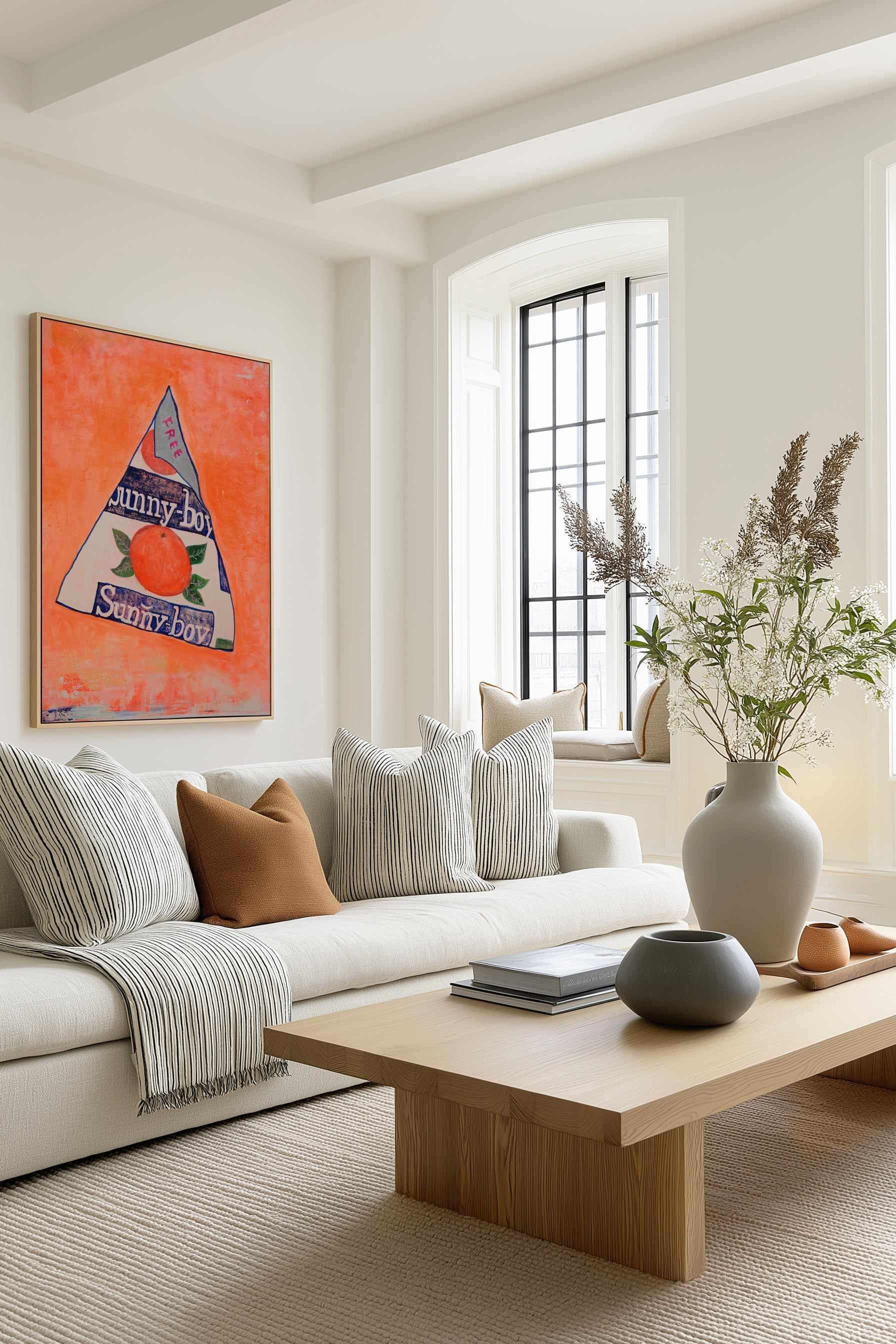 Sunny Boy by Jackie Green | Framed Canvas Art Print from Olive et Oriel where you can shop wallpaper and artworks online