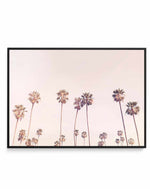 Sunny Cali Palm Trees By Kathrin Pienaar | Framed Canvas Art Print