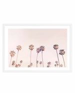 Sunny Cali Palm Trees By Kathrin Pienaar | Art Print