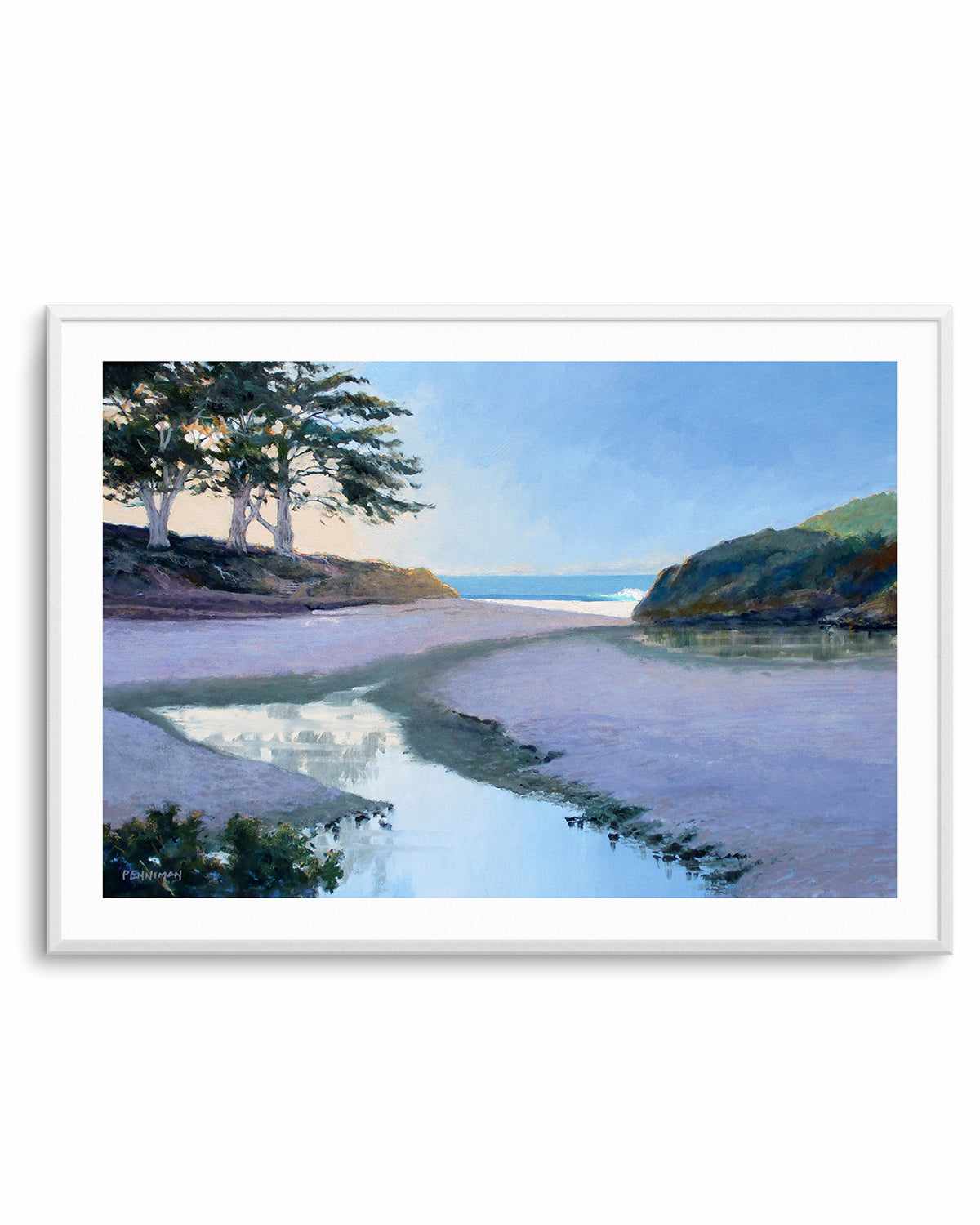 Sunny Cove by Ed Penniman Art Print