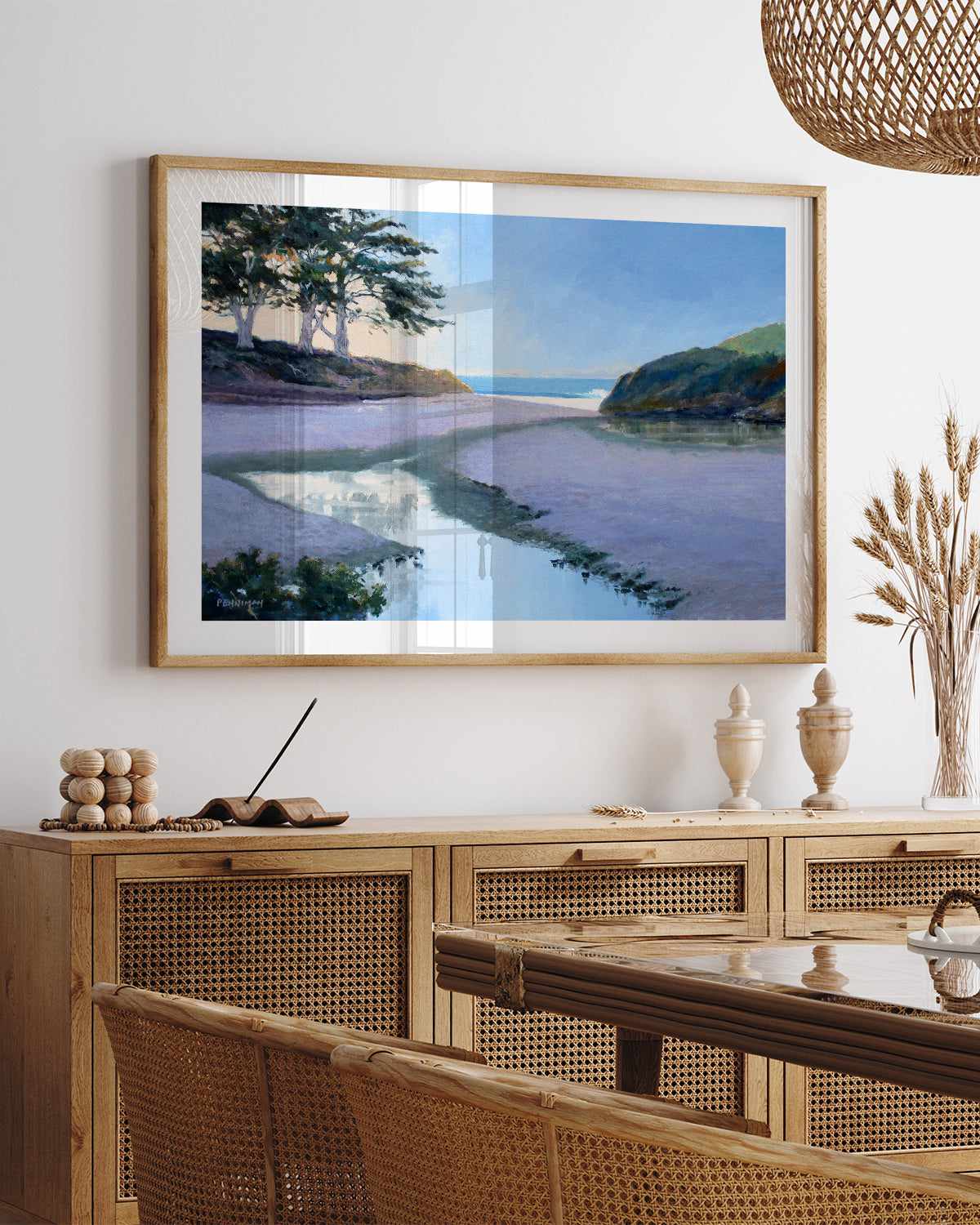 Sunny Cove by Ed Penniman Art Print