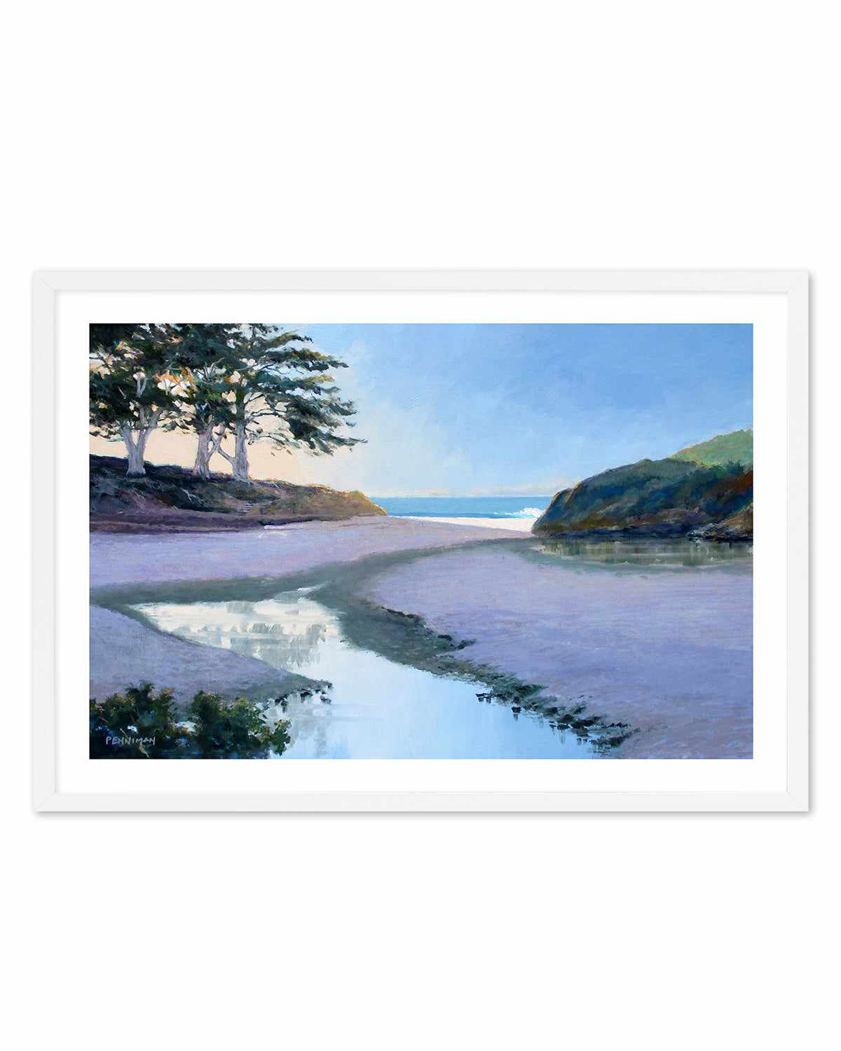 Sunny Cove by Ed Penniman Art Print