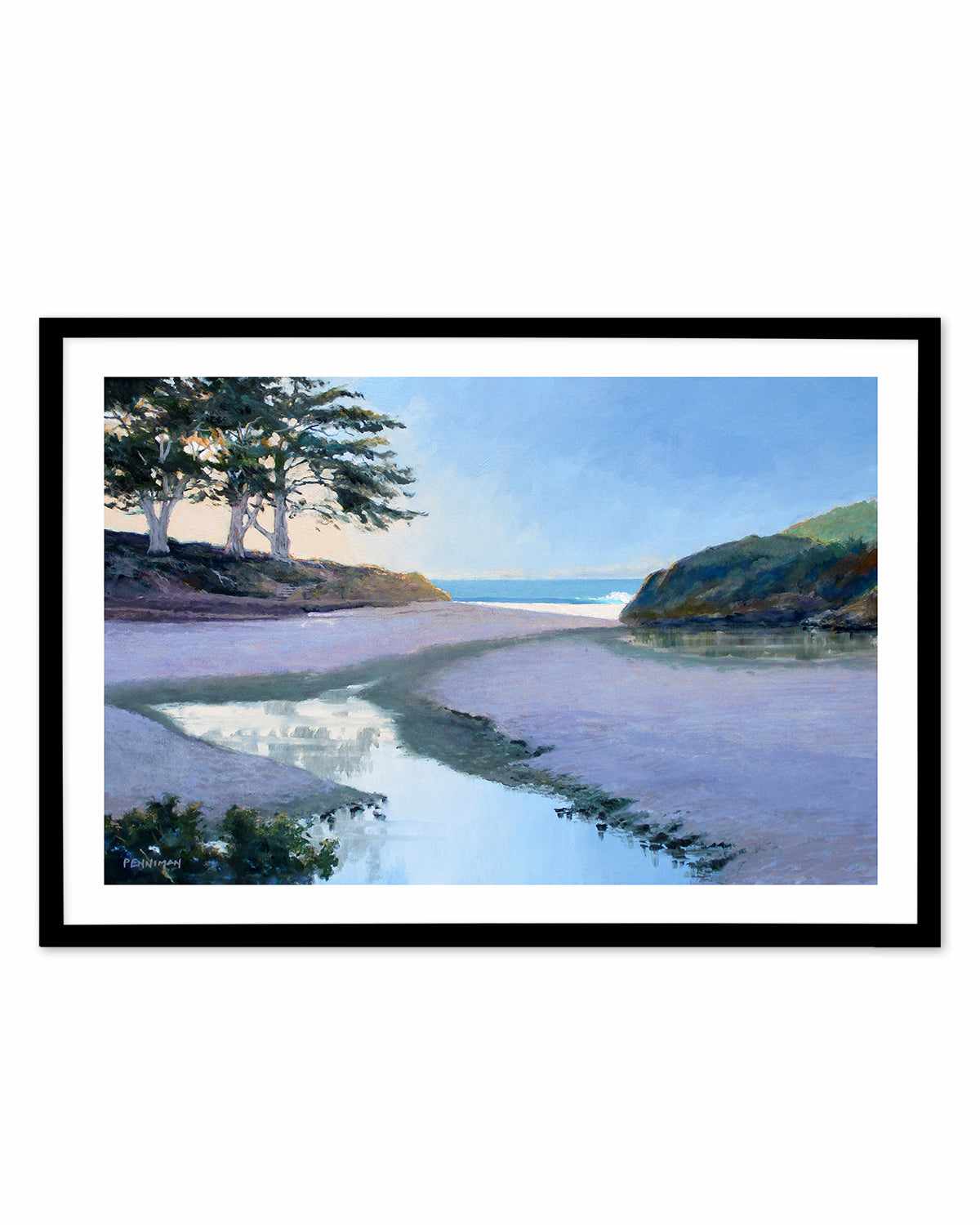 Sunny Cove by Ed Penniman Art Print