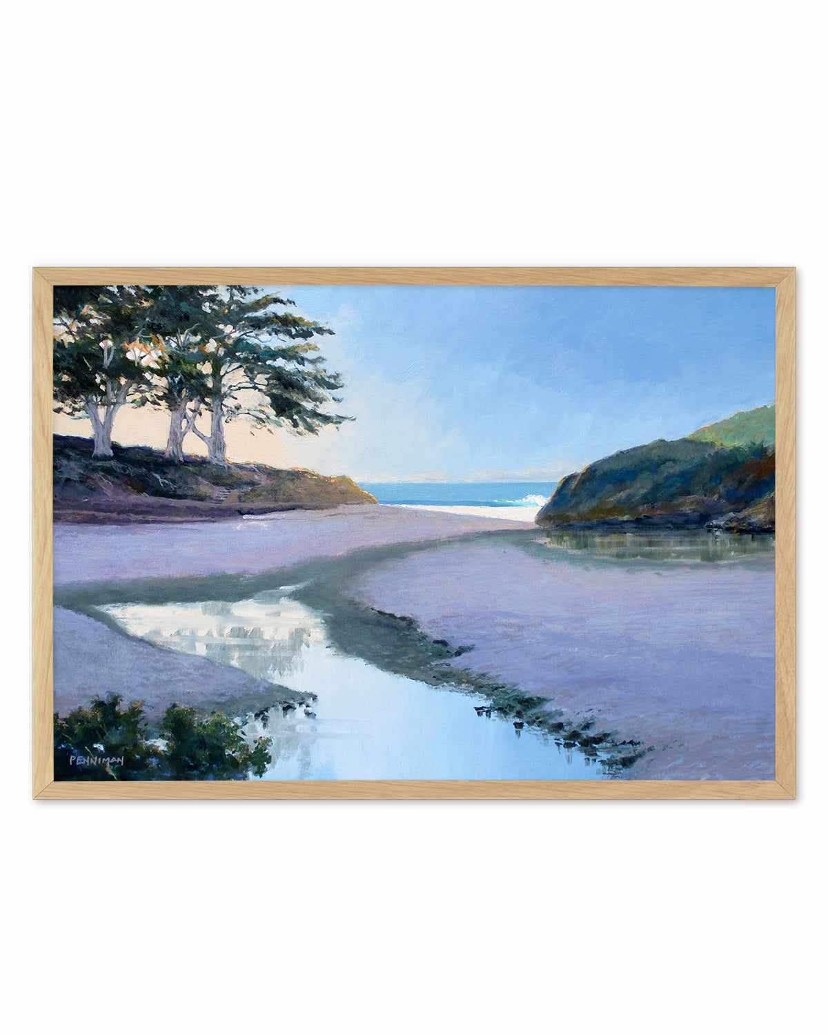 Sunny Cove by Ed Penniman Art Print