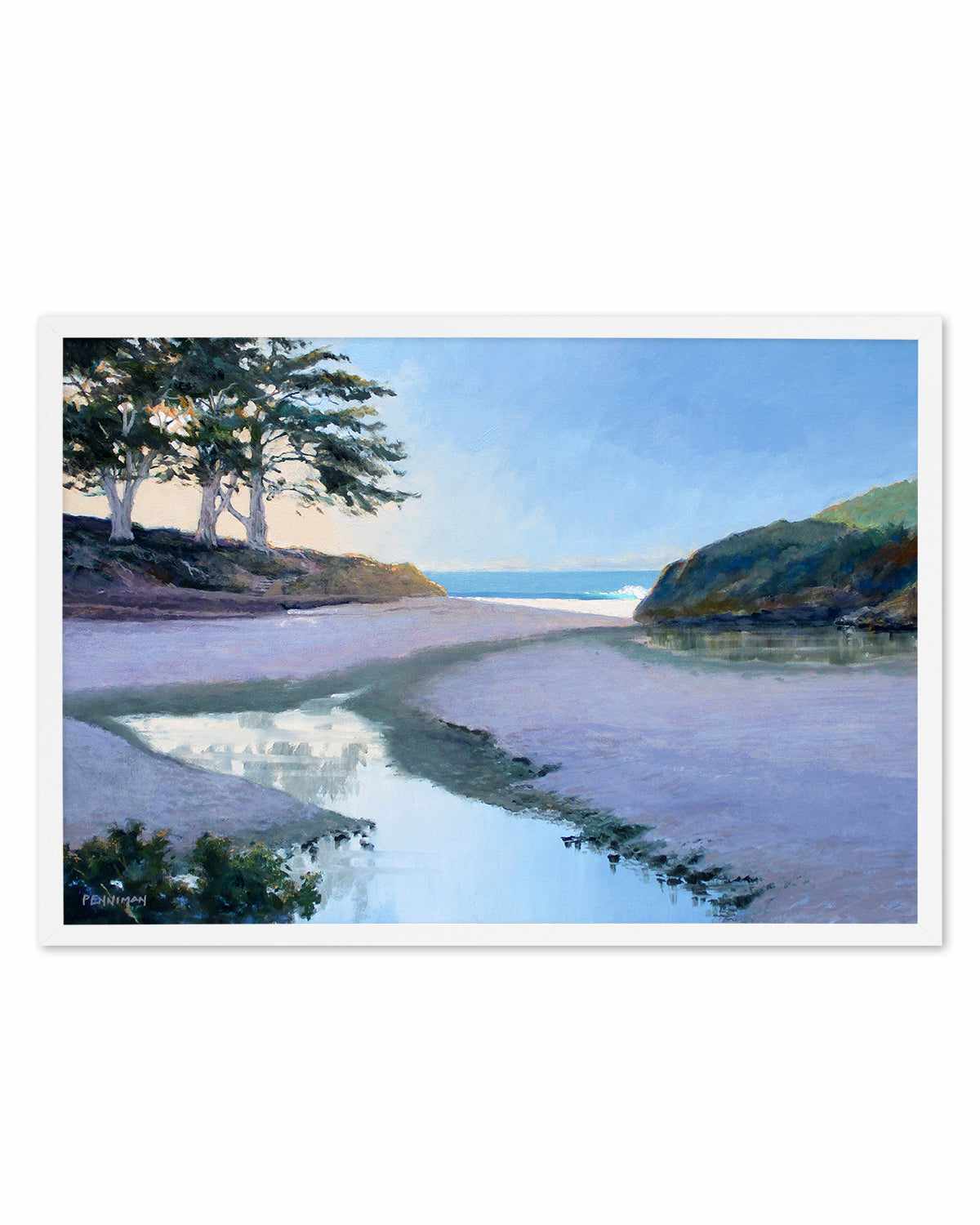 Sunny Cove by Ed Penniman Art Print