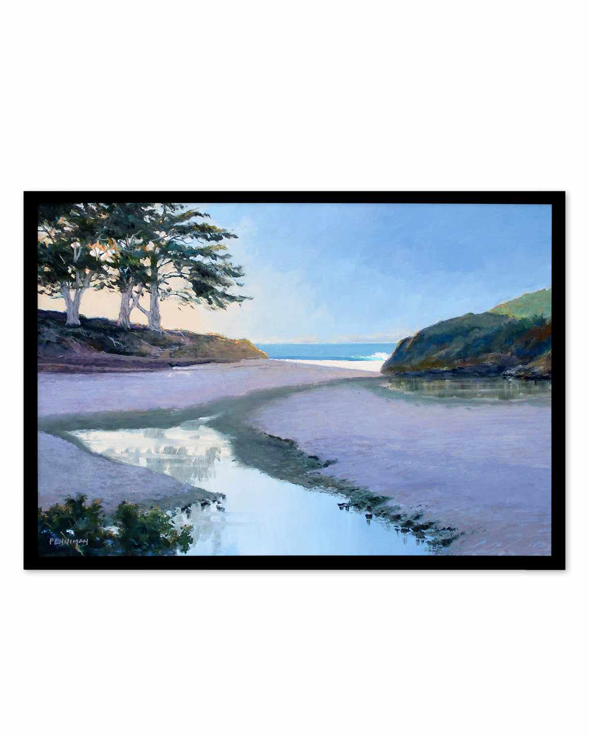 Sunny Cove by Ed Penniman Art Print