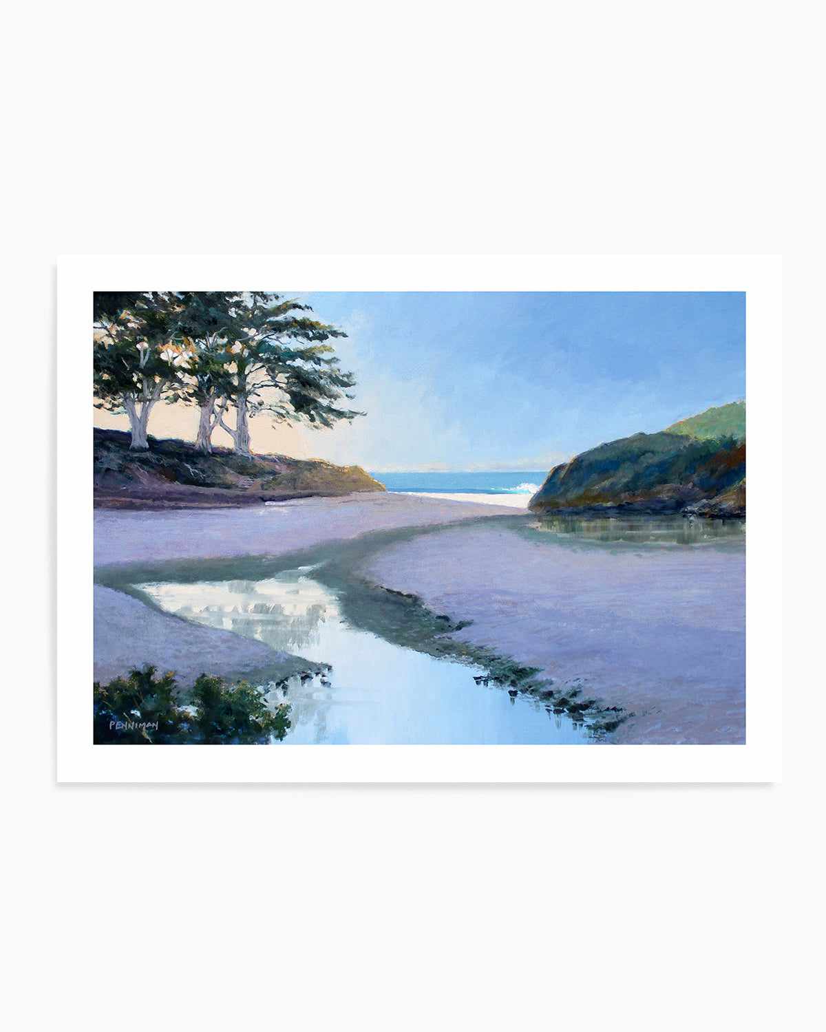 Sunny Cove by Ed Penniman Art Print