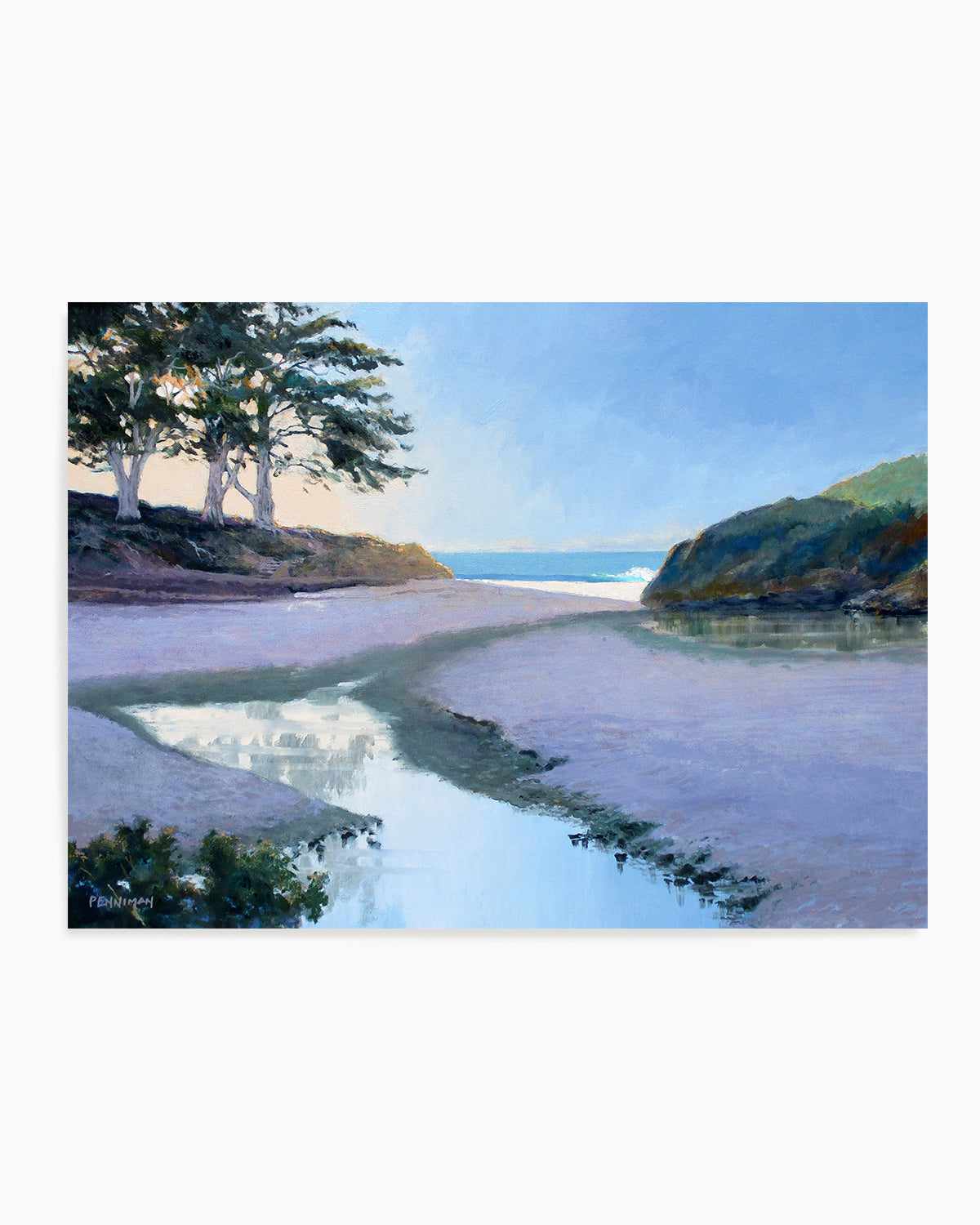 Sunny Cove by Ed Penniman Art Print