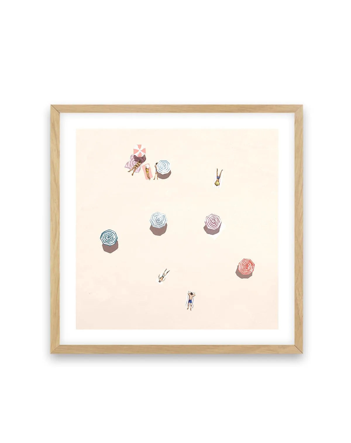 Sunny Daze I SQ Art Print-PRINT-Olive et Oriel-Simmo-70x70 cm | 27.5" x 27.5"-Oak-With White Border-Buy-Australian-Art-Prints-Online-with-Olive-et-Oriel-Your-Artwork-Specialists-Austrailia-Decorate-With-Coastal-Photo-Wall-Art-Prints-From-Our-Beach-House-Artwork-Collection-Fine-Poster-and-Framed-Artwork