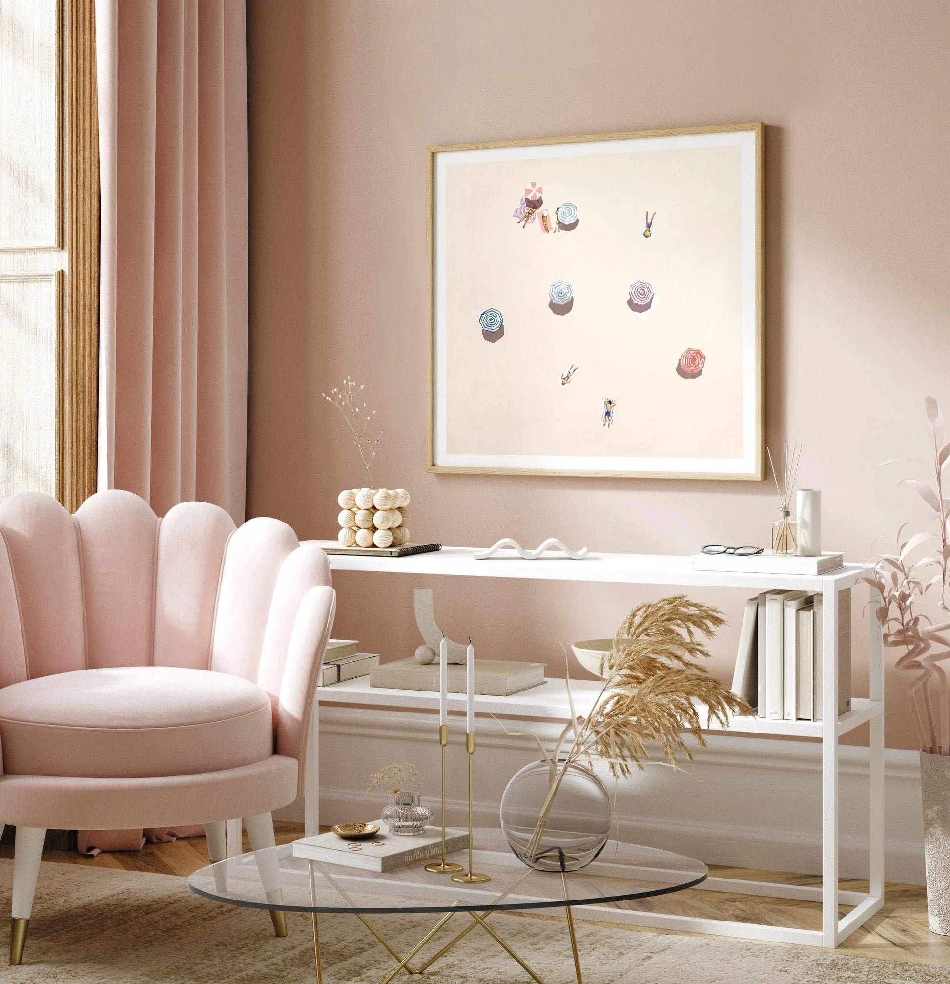 Sunny Daze I SQ Art Print-PRINT-Olive et Oriel-Simmo-Buy-Australian-Art-Prints-Online-with-Olive-et-Oriel-Your-Artwork-Specialists-Austrailia-Decorate-With-Coastal-Photo-Wall-Art-Prints-From-Our-Beach-House-Artwork-Collection-Fine-Poster-and-Framed-Artwork