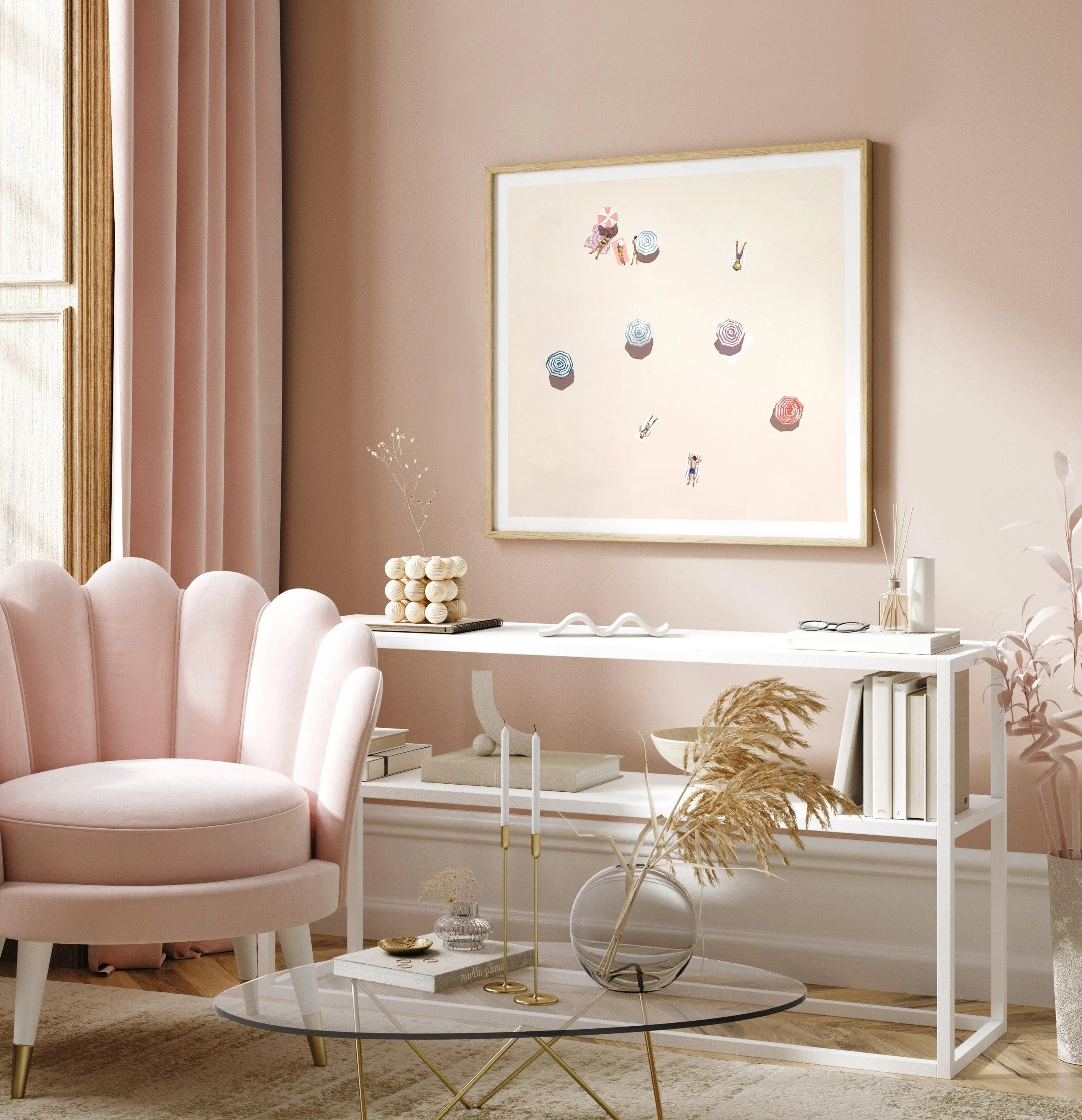 Sunny Daze I SQ Art Print-PRINT-Olive et Oriel-Simmo-Buy-Australian-Art-Prints-Online-with-Olive-et-Oriel-Your-Artwork-Specialists-Austrailia-Decorate-With-Coastal-Photo-Wall-Art-Prints-From-Our-Beach-House-Artwork-Collection-Fine-Poster-and-Framed-Artwork