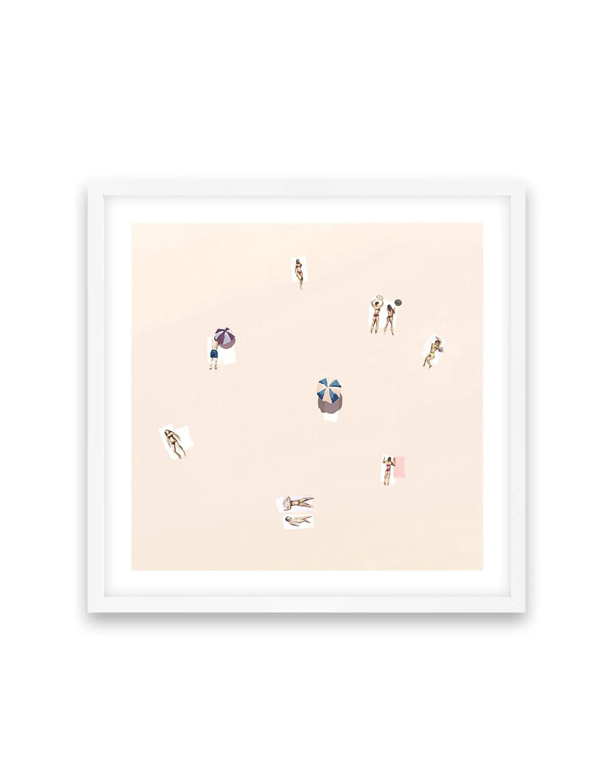 Sunny Daze II SQ Art Print-PRINT-Olive et Oriel-Simmo-70x70 cm | 27.5" x 27.5"-White-With White Border-Buy-Australian-Art-Prints-Online-with-Olive-et-Oriel-Your-Artwork-Specialists-Austrailia-Decorate-With-Coastal-Photo-Wall-Art-Prints-From-Our-Beach-House-Artwork-Collection-Fine-Poster-and-Framed-Artwork