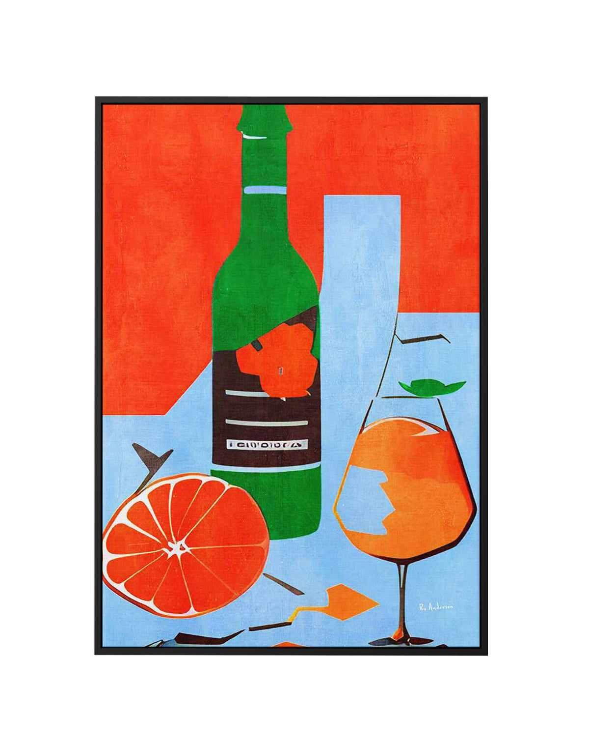 Sunny Picnic In the Park By Bo Anderson | Framed Canvas Art Print from Olive et Oriel where you can shop wallpaper and artworks online