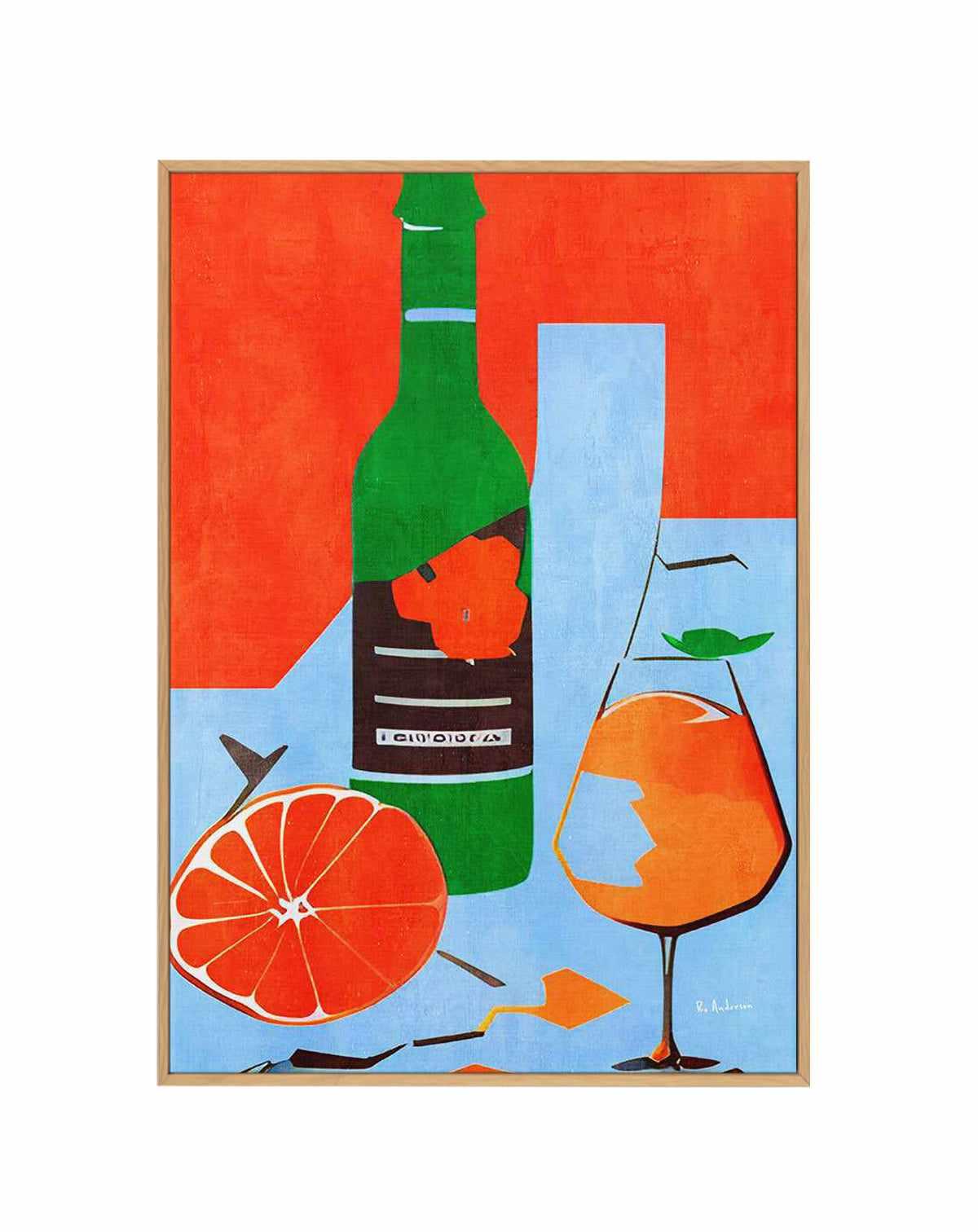 Sunny Picnic In the Park By Bo Anderson | Framed Canvas Art Print from Olive et Oriel where you can shop wallpaper and artworks online