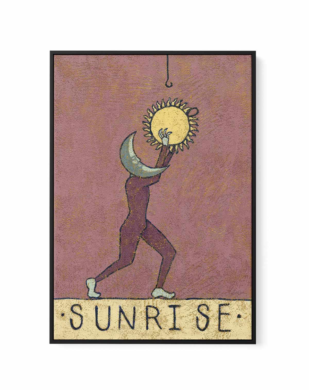 Sunrise by Julie Celina | Framed Canvas Art Print from Olive et Oriel where you can shop wallpaper and artworks online