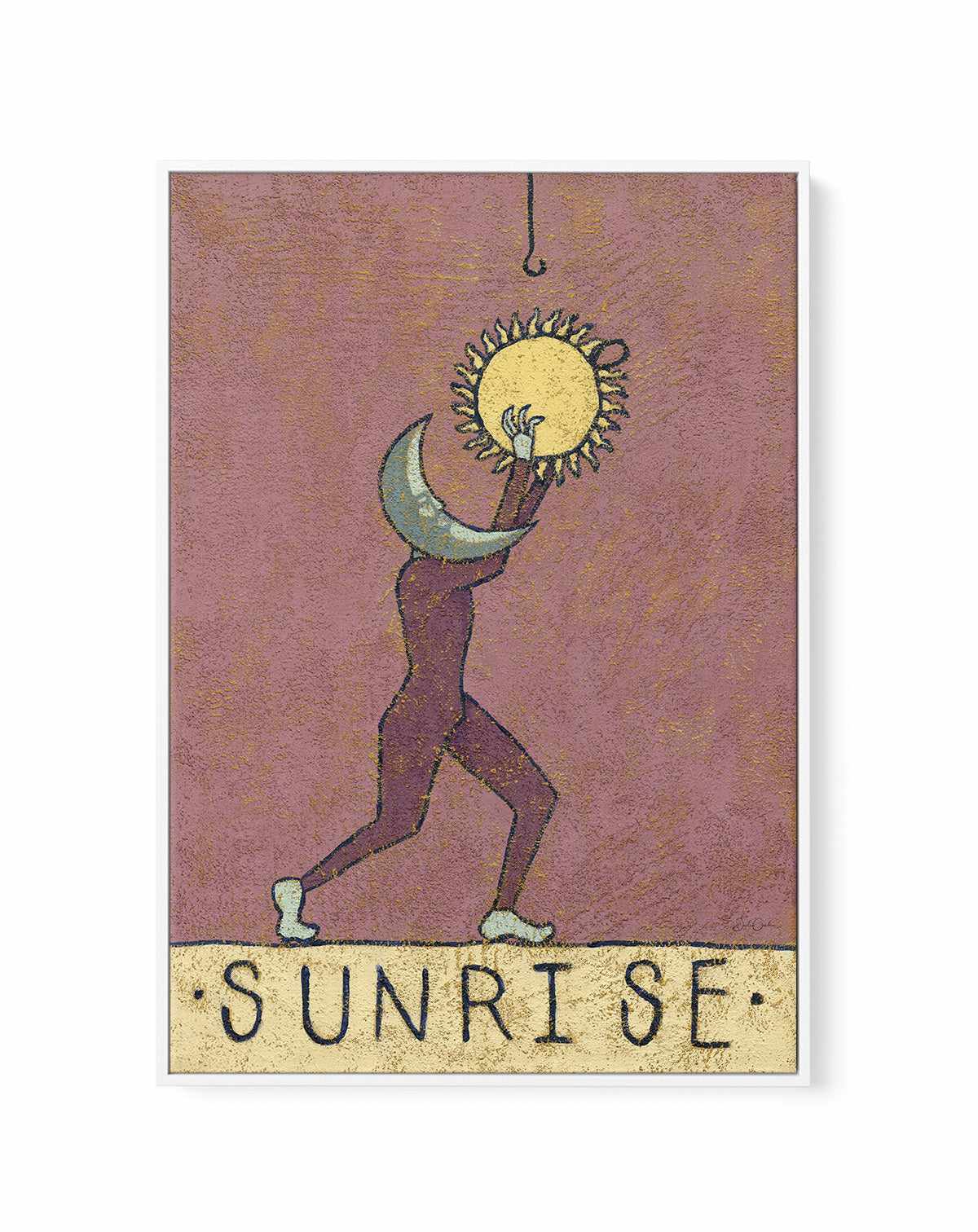 Sunrise by Julie Celina | Framed Canvas Art Print from Olive et Oriel where you can shop wallpaper and artworks online