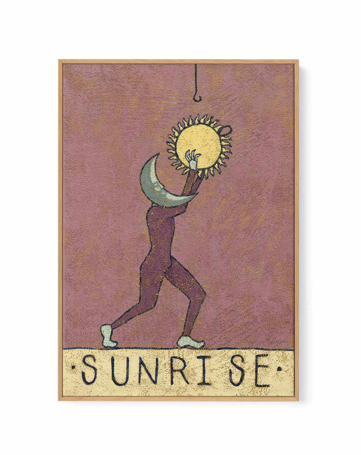 Sunrise by Julie Celina | Framed Canvas Art Print from Olive et Oriel where you can shop wallpaper and artworks online